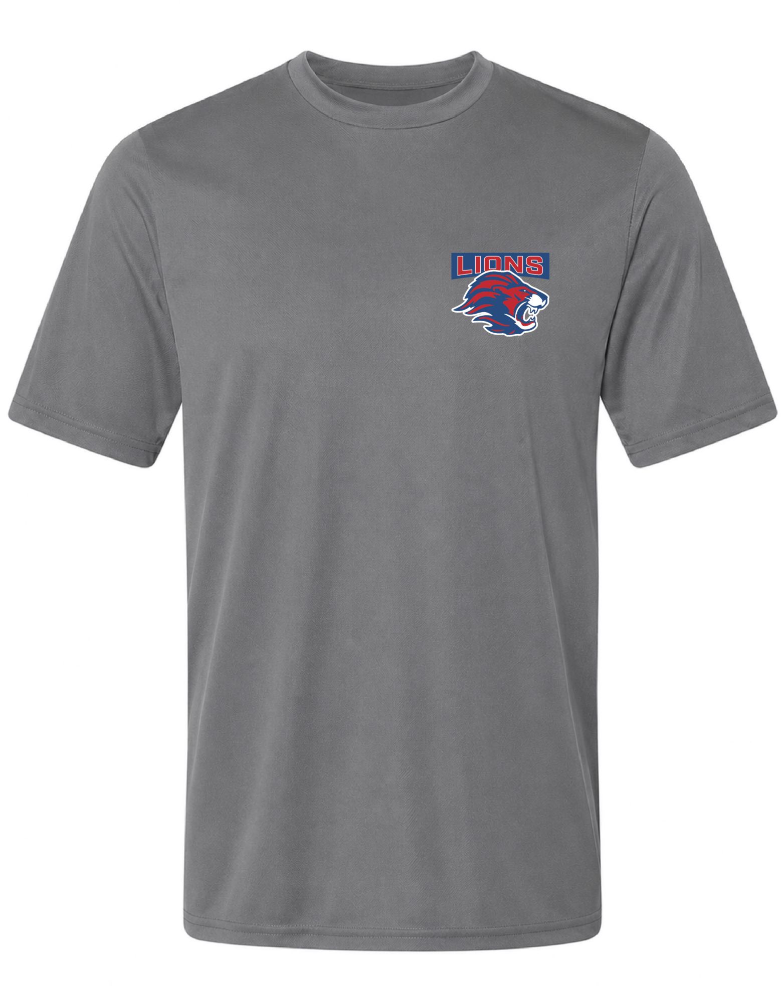 Pel Athletic Adult Leander High School Steel Gray T-Shirt