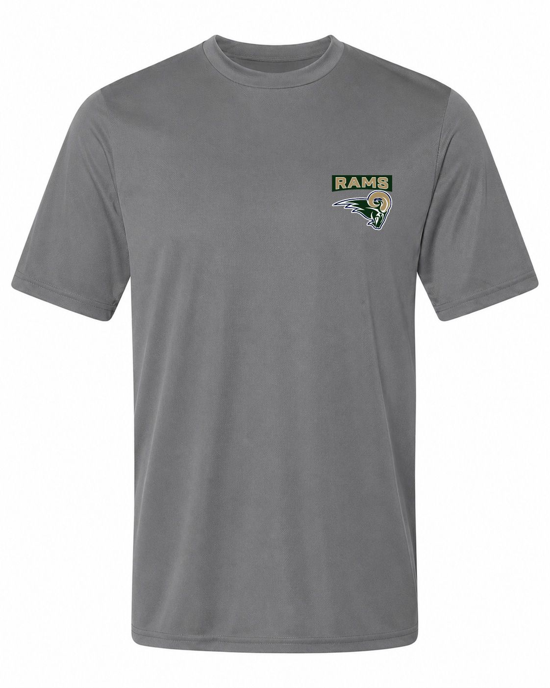 Pel Athletic Adult Grayson High School Steel Gray T-Shirt