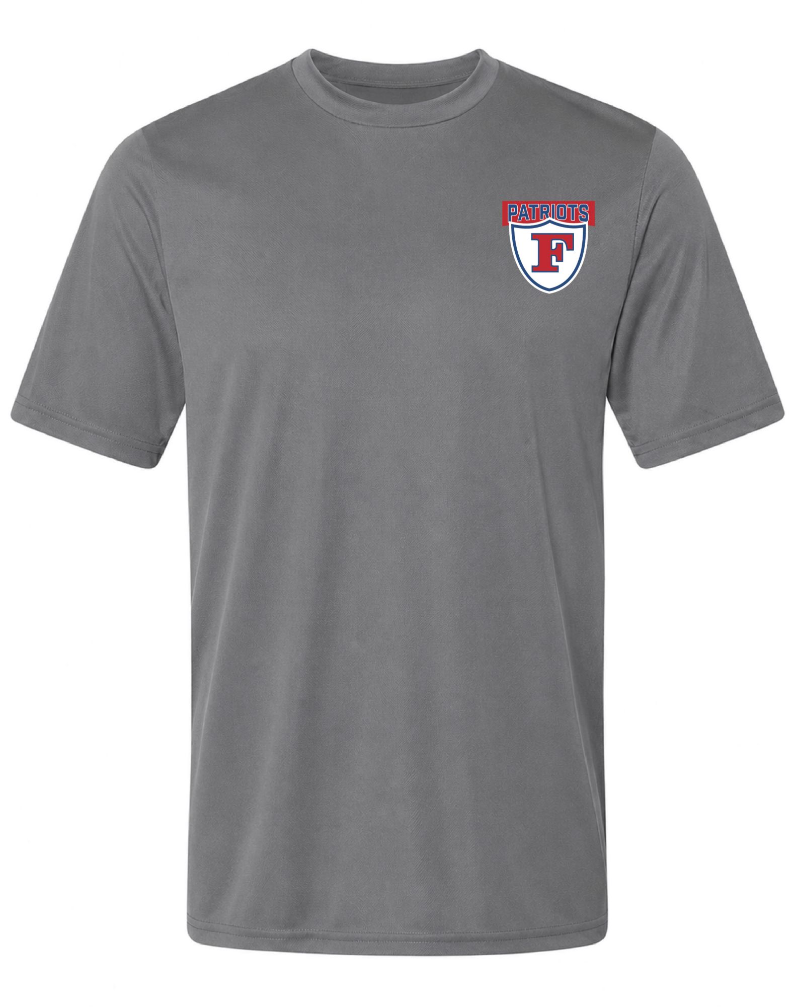 Pel Athletic Adult Freedom High School Steel Gray T-Shirt