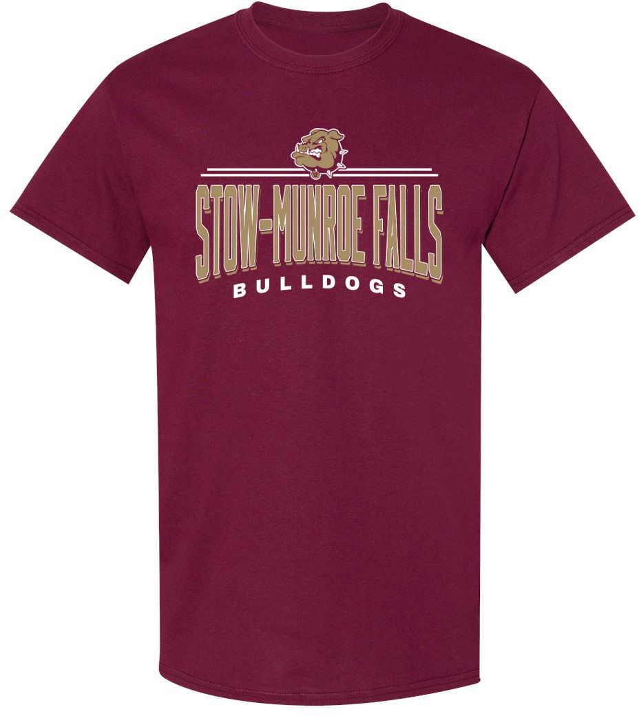 Pel Athletic Adult Stow-Munroe Falls High School Maroon T-Shirt