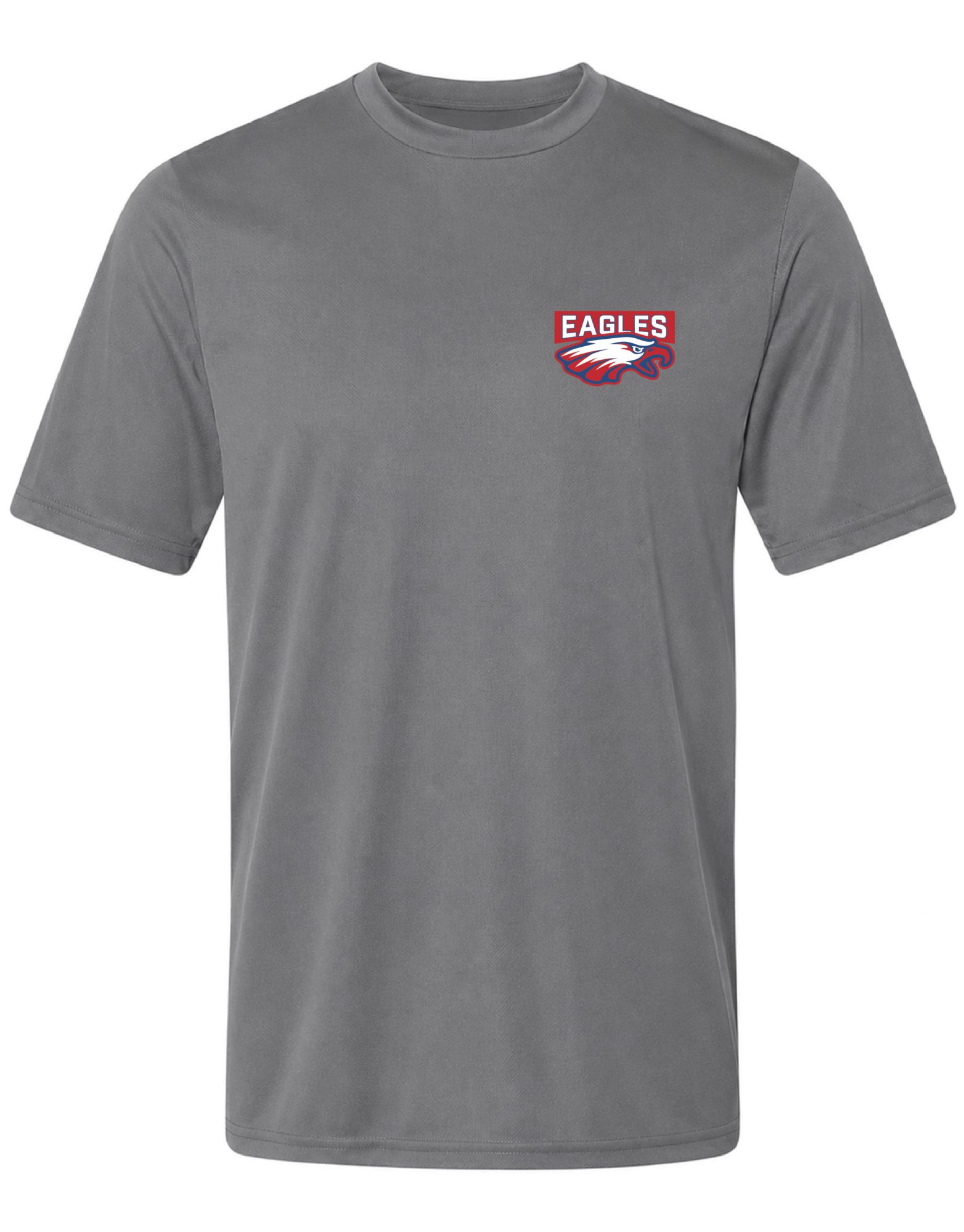 Pel Athletic Adult Centennial High School Steel Gray T-Shirt
