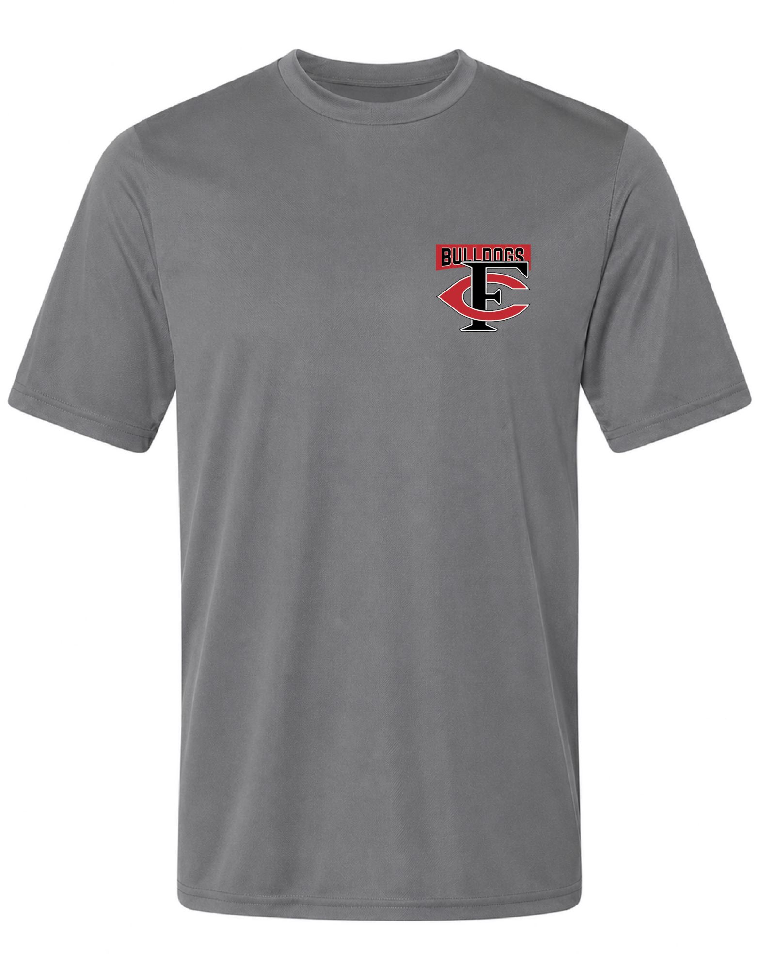 Pel Athletic Adult Forsyth Central High School Steel Gray T-Shirt