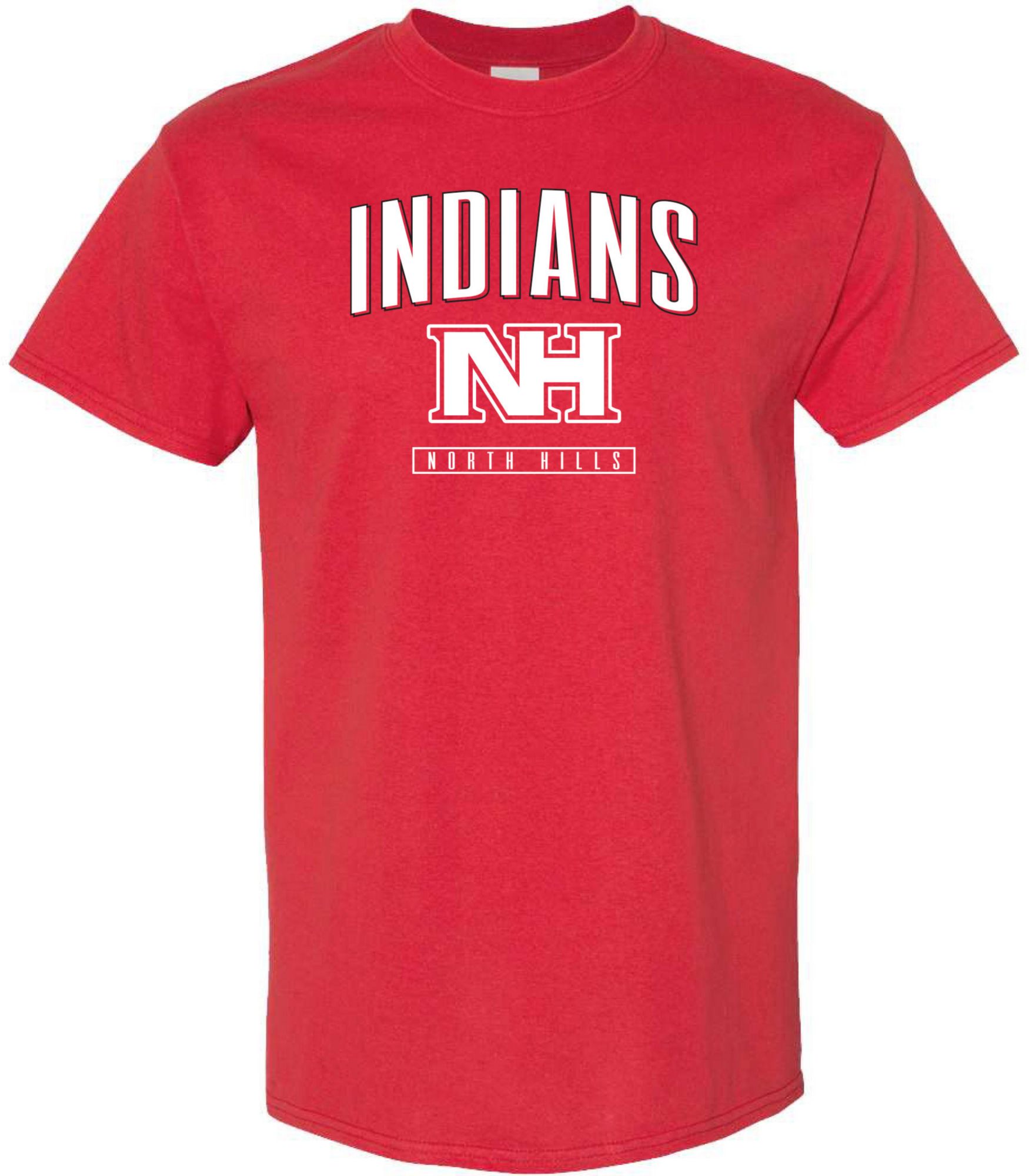 Pel Athletic Men's North Hills High School Red T-Shirt