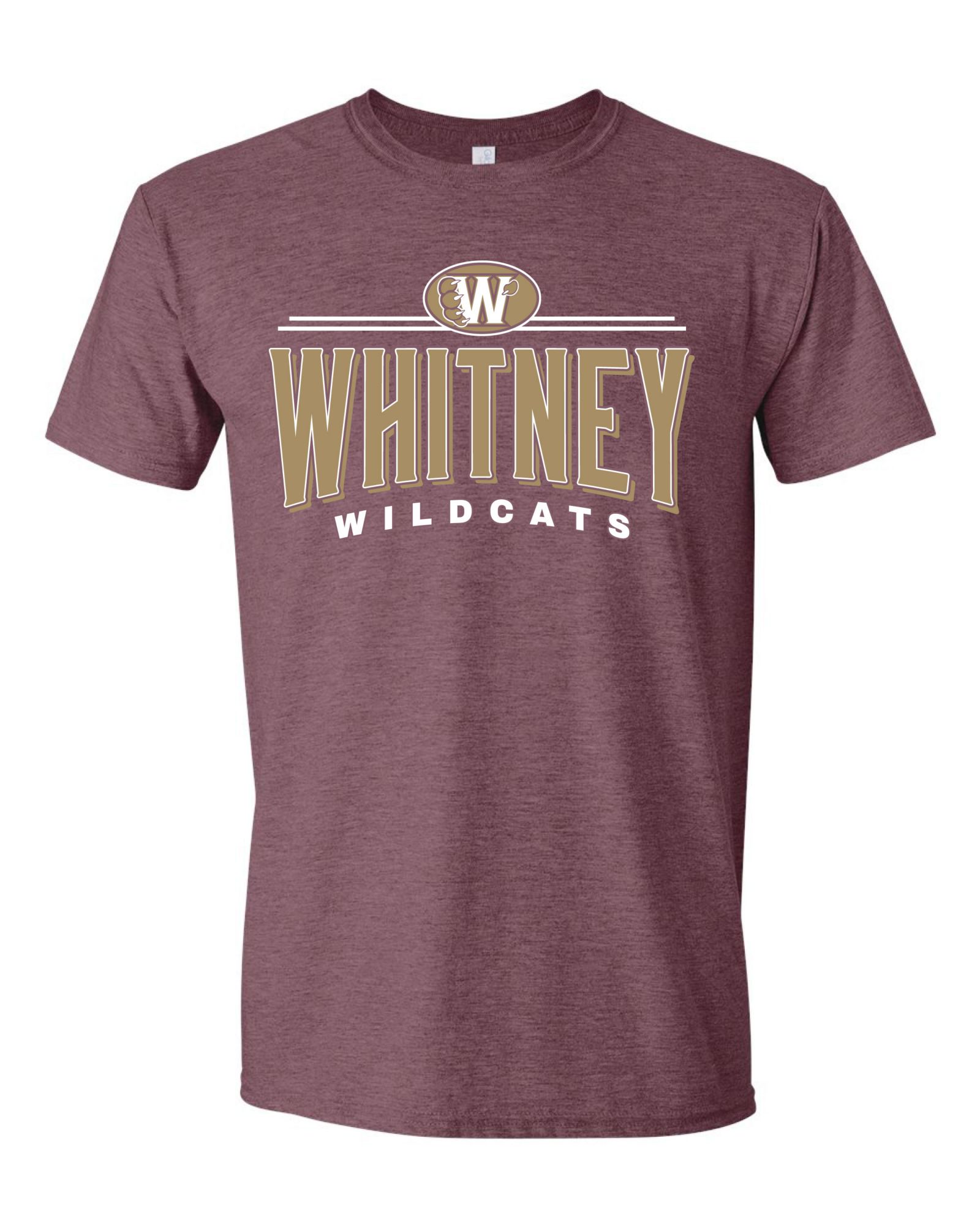 Pel Athletic Men's Whitney High School Maroon T-Shirt