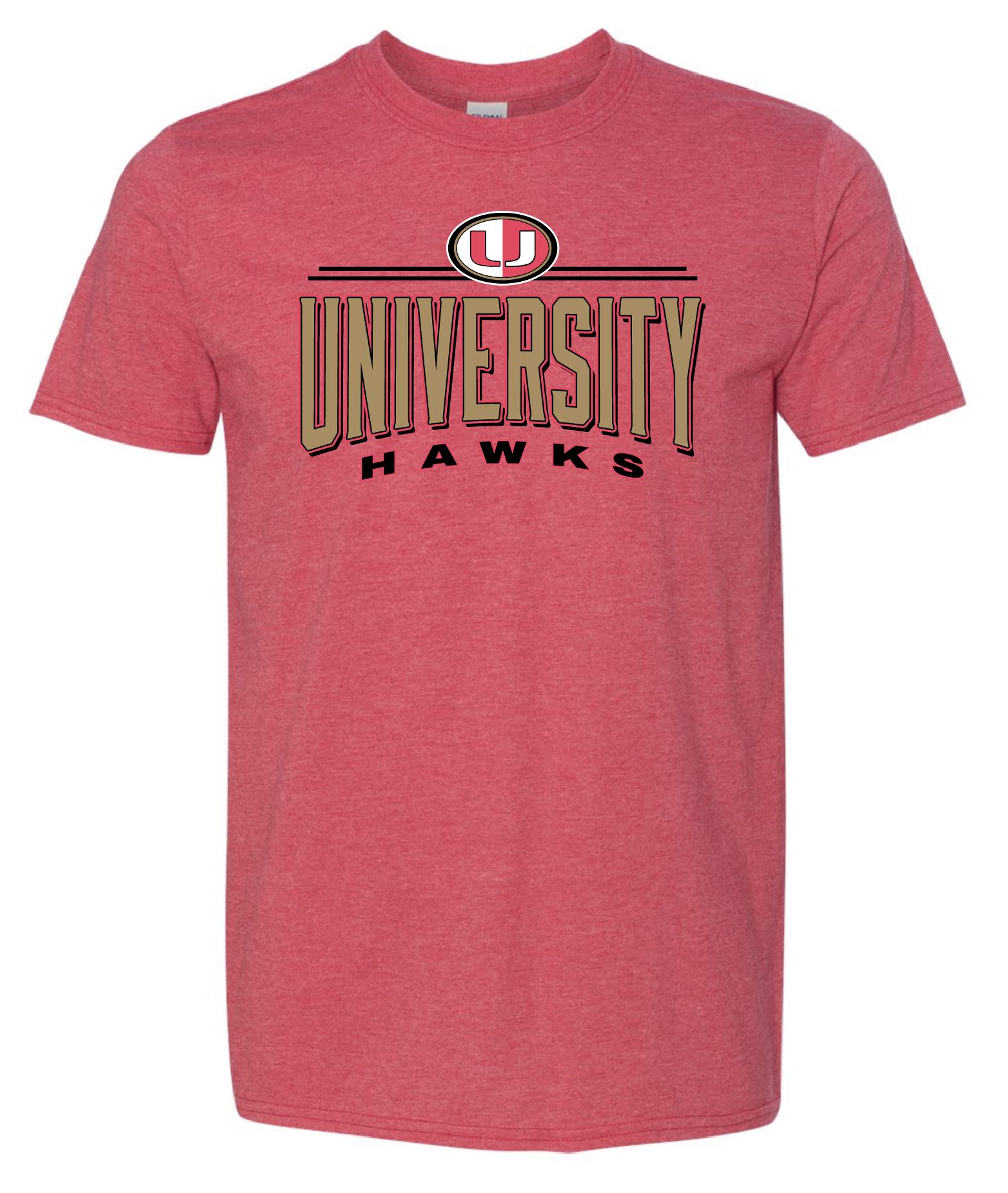 Pel Athletic Men's University High School Red T-Shirt