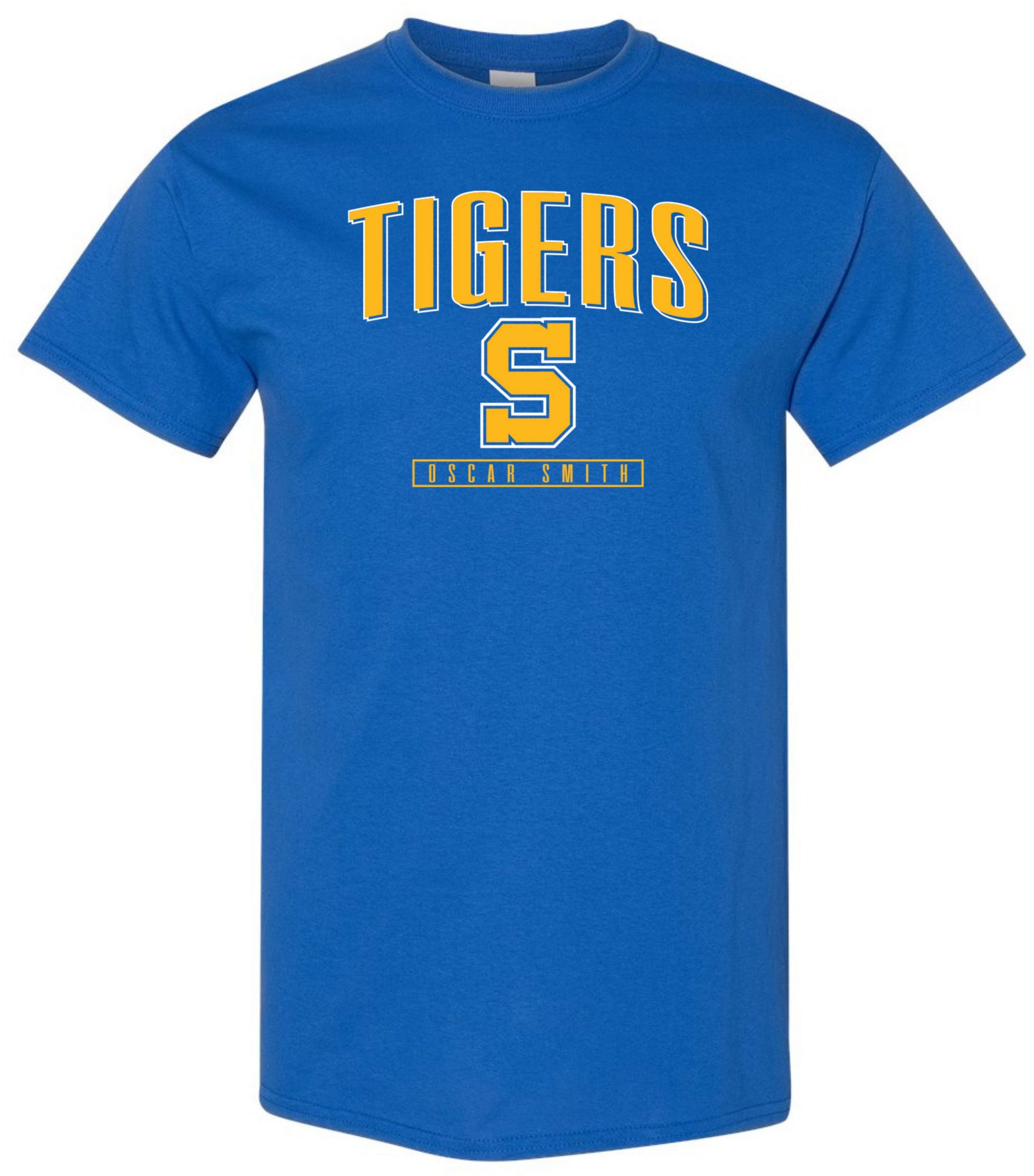 Pel Athletic Men's Oscar Smith High School Blue T-Shirt