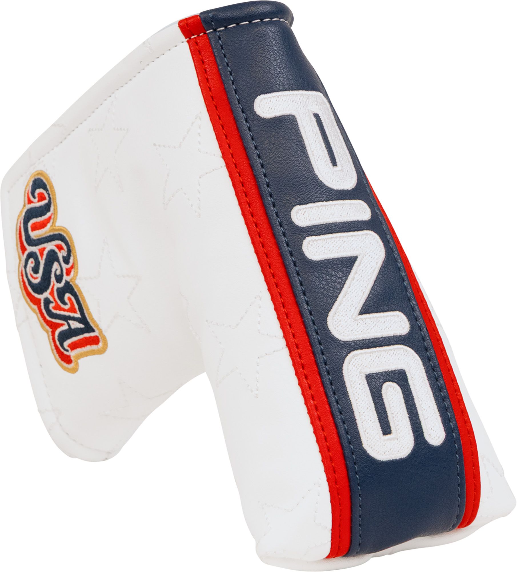 PING Red, White & Golf Blade Putter Headcover