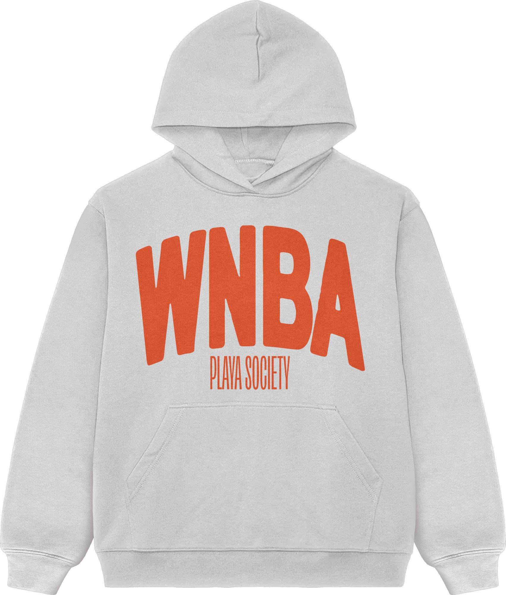 PLAYA SOCIETY Adult WNBA Grey Logo Hoodie