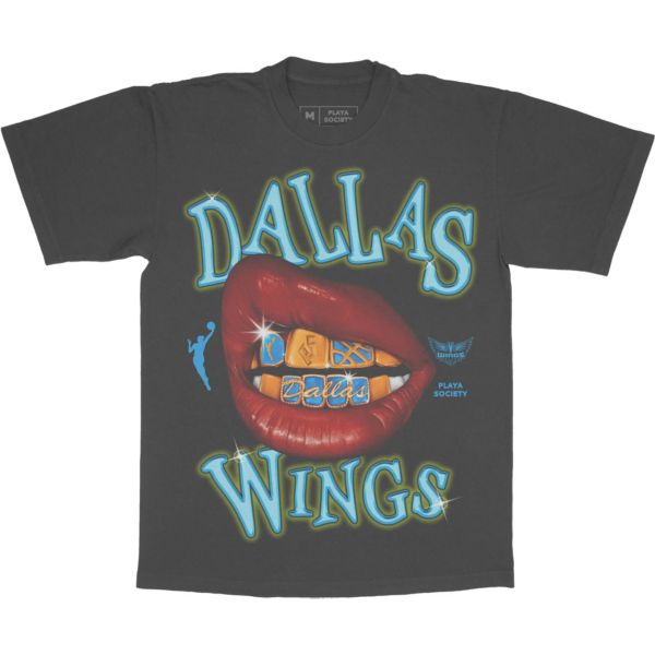 PLAYA SOCIETY Adult Dallas Wings Grill Sketch T-Shirt