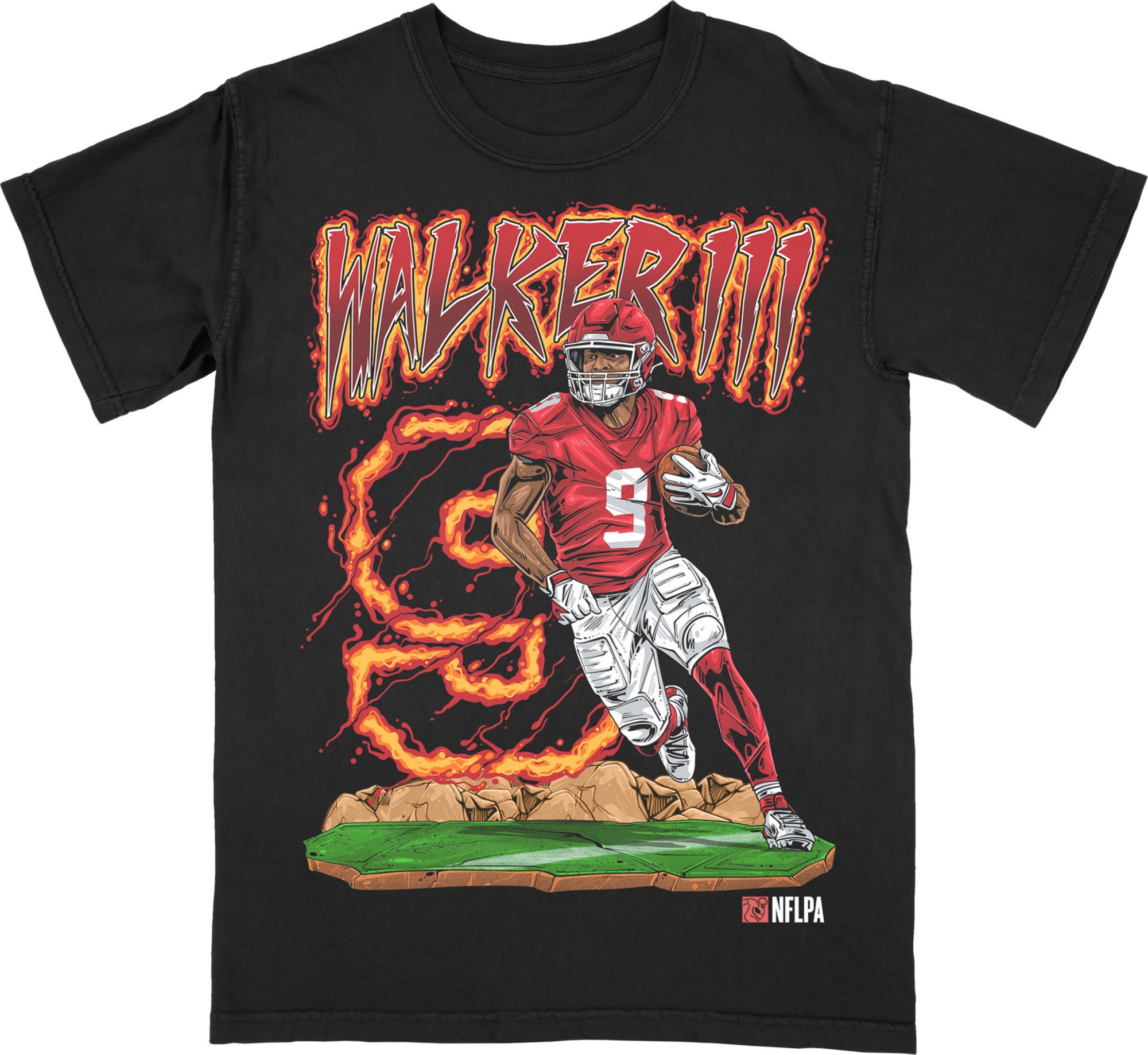 Planet Euphoria Adult Kansas City Kenneth Walker III T-Shirt