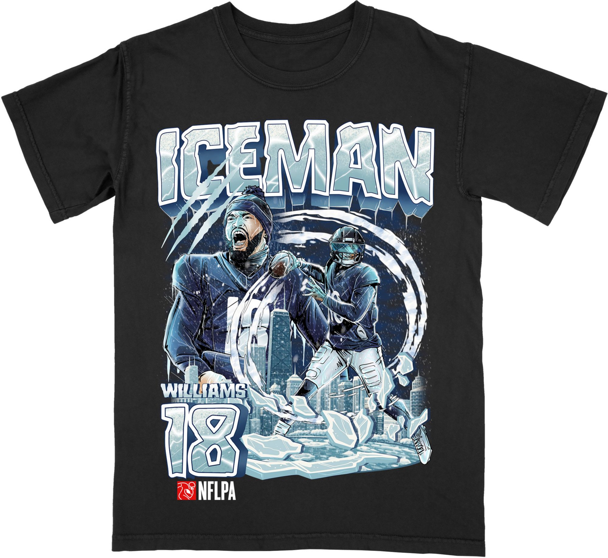 Planet Euphoria Youth Chicago Caleb Williams Iceman T-Shirt