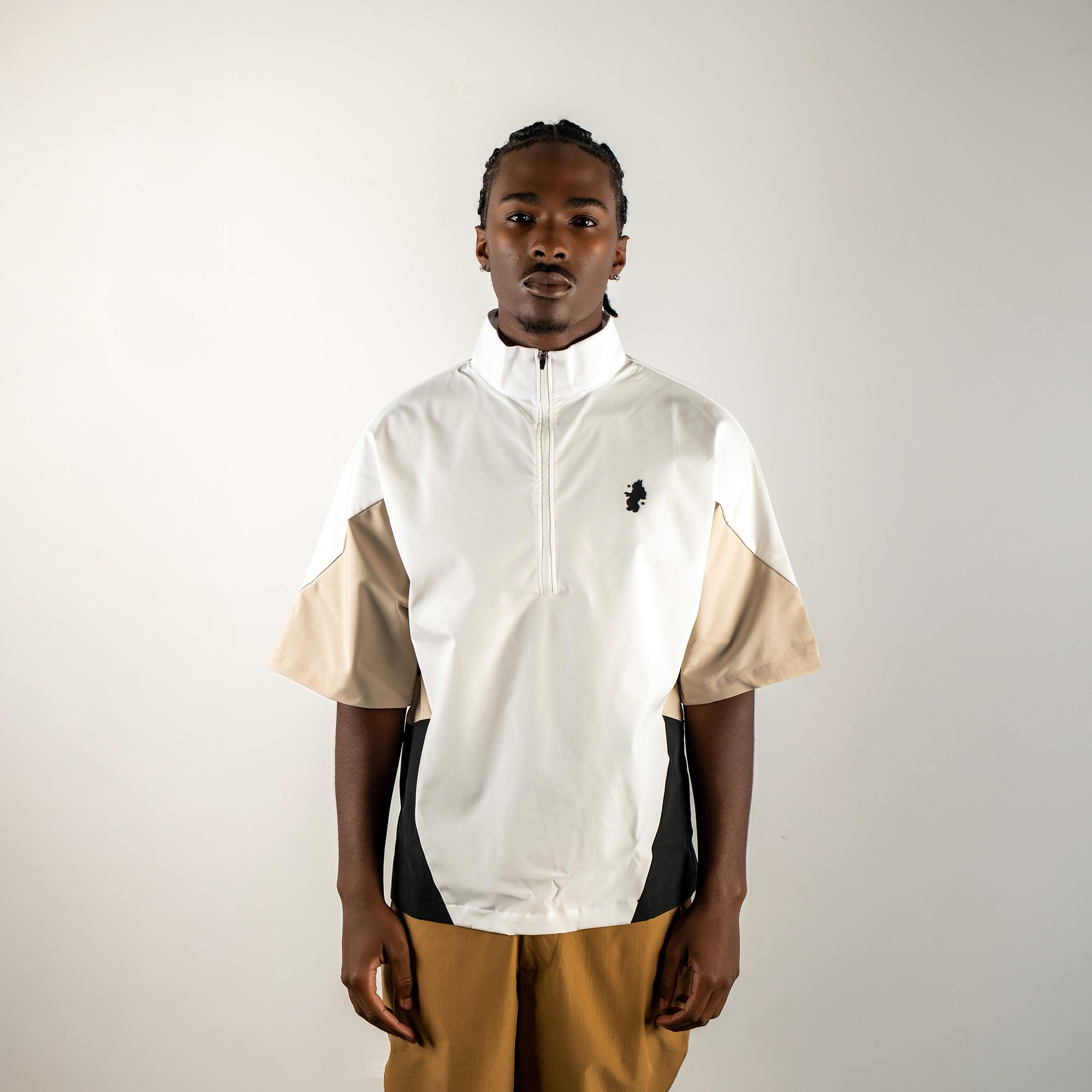 White/Tan/Black