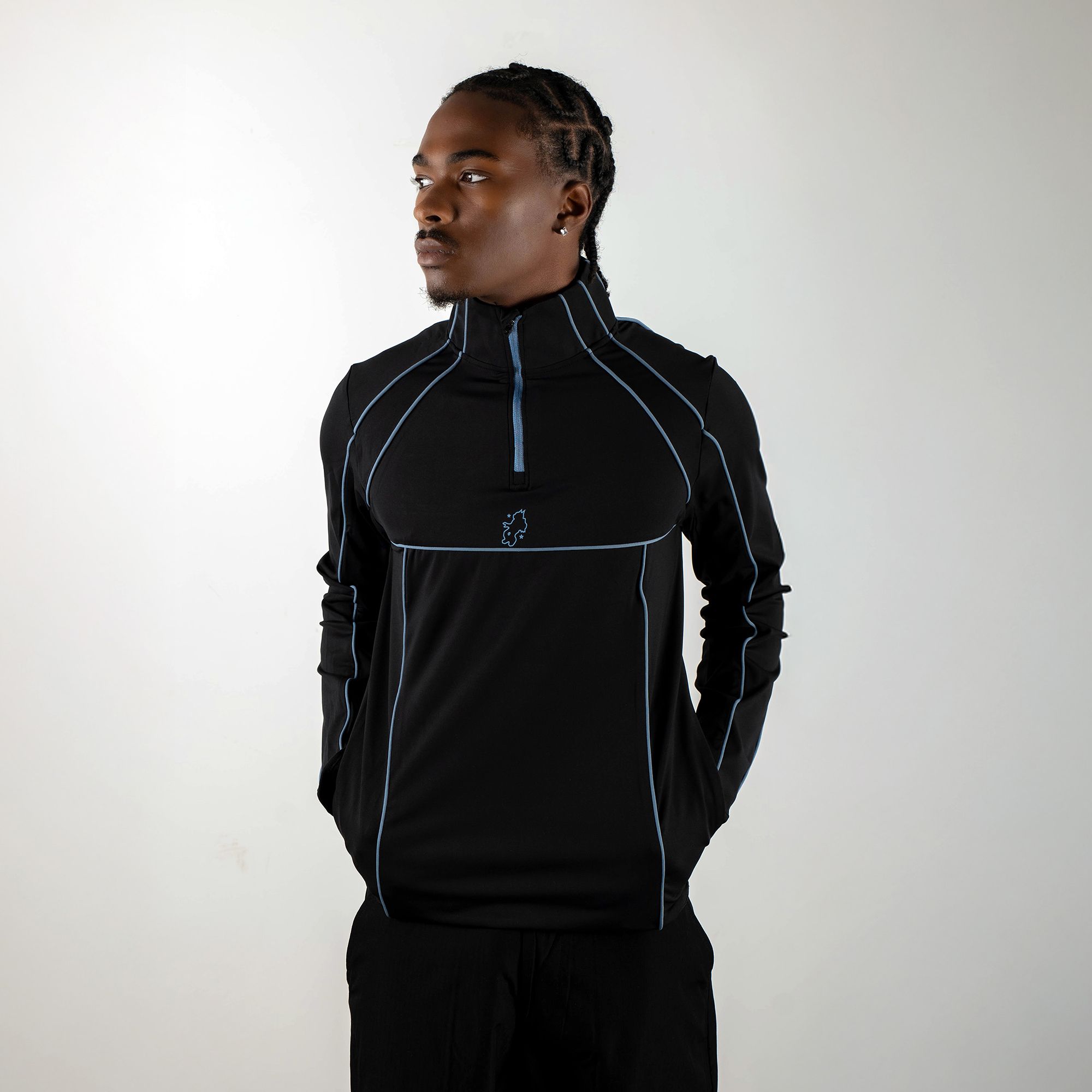 Pluto Golf Men's Performance ¼ Zip Pullover