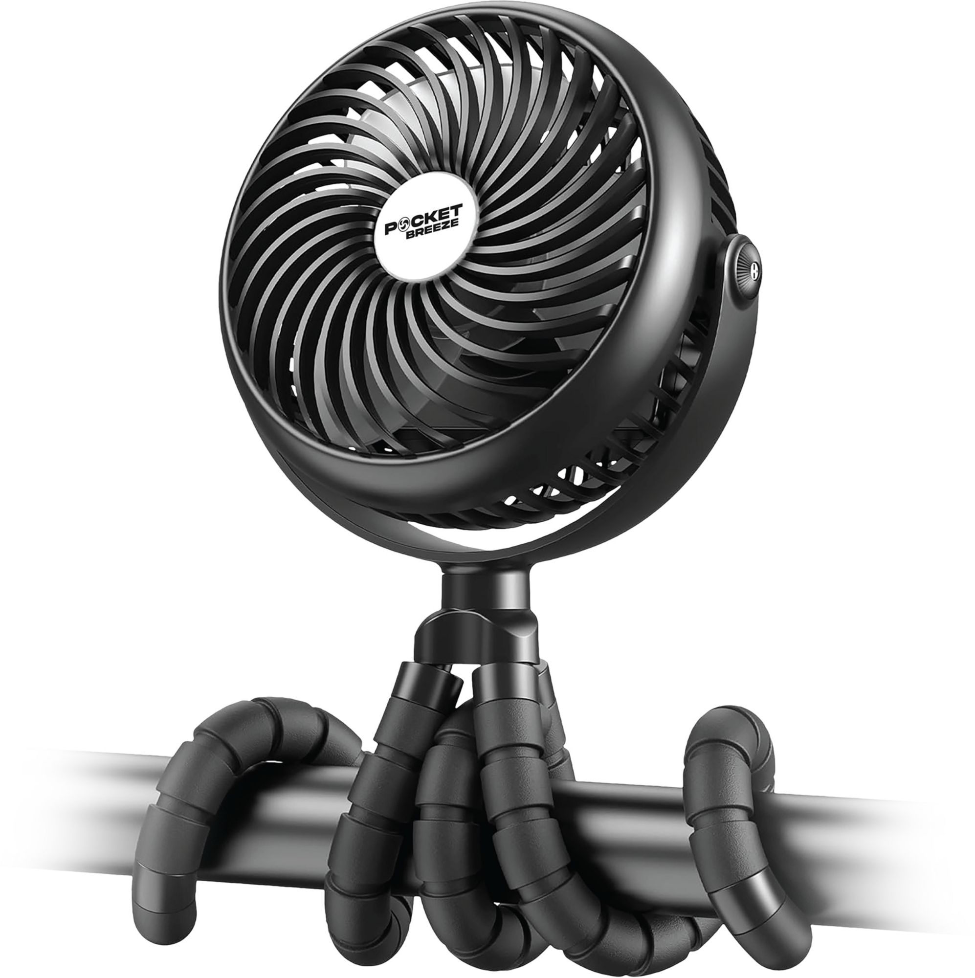 Pocket Breeze Rechargeable Fan with Flexible Tripod