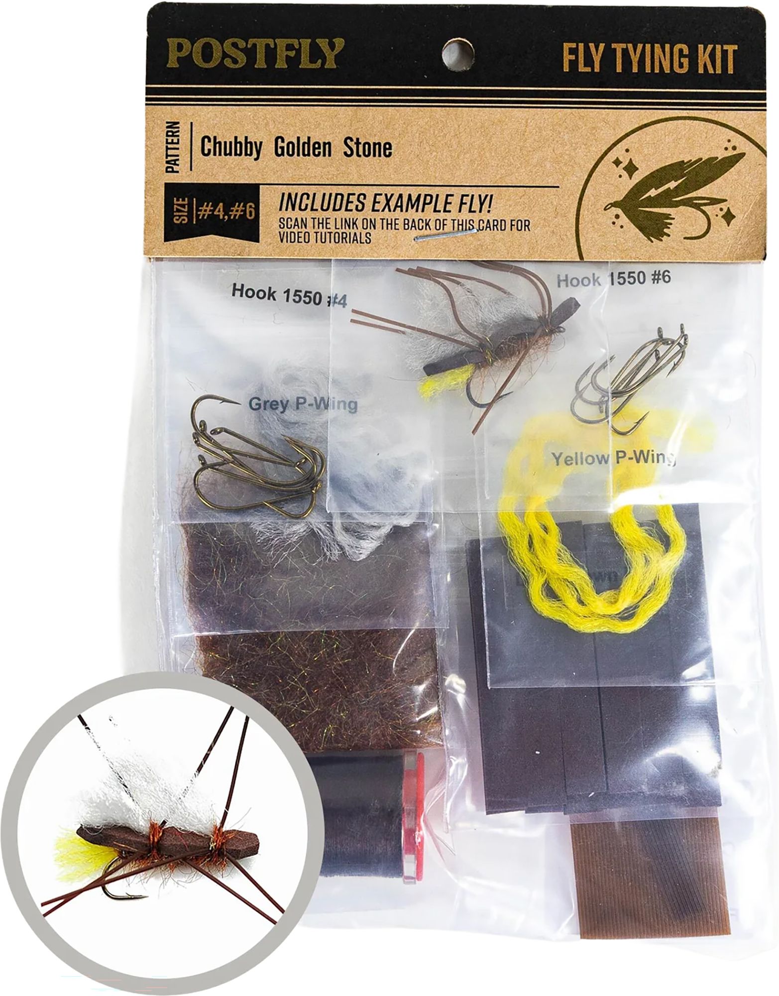 Postfly Chubby Chernobyl Tie Kit