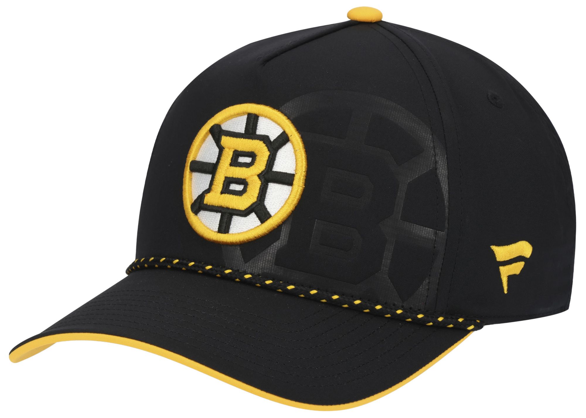 NHL Adult Boston Bruins Black 2026 Draft A-Frame Snapback Adjustable Hat