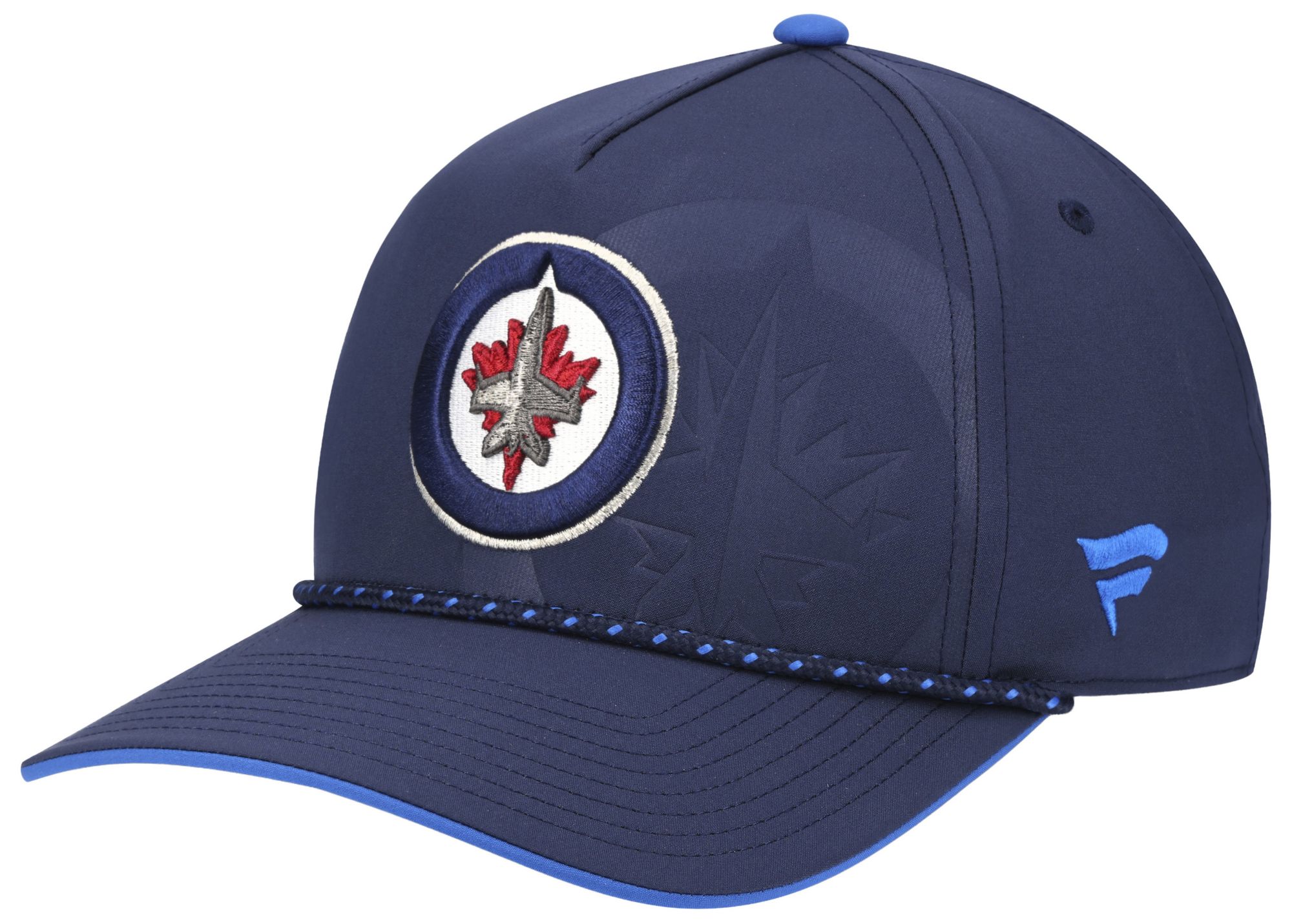 NHL Adult Winnipeg Jets Navy 2026 Draft A-Frame Snapback Adjustable Hat