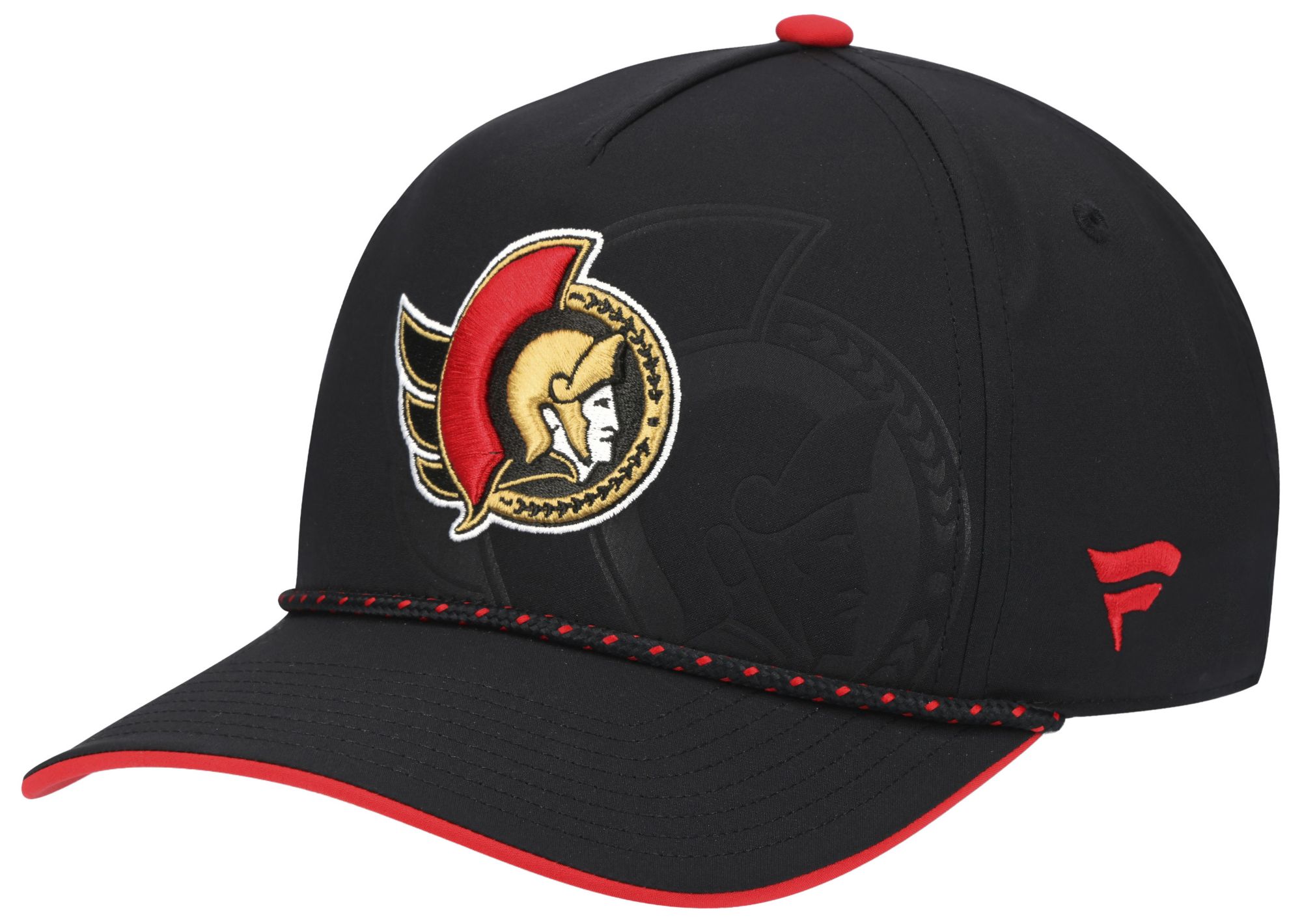 NHL Adult Ottawa Senators Black 2026 Draft A-Frame Snapback Adjustable Hat