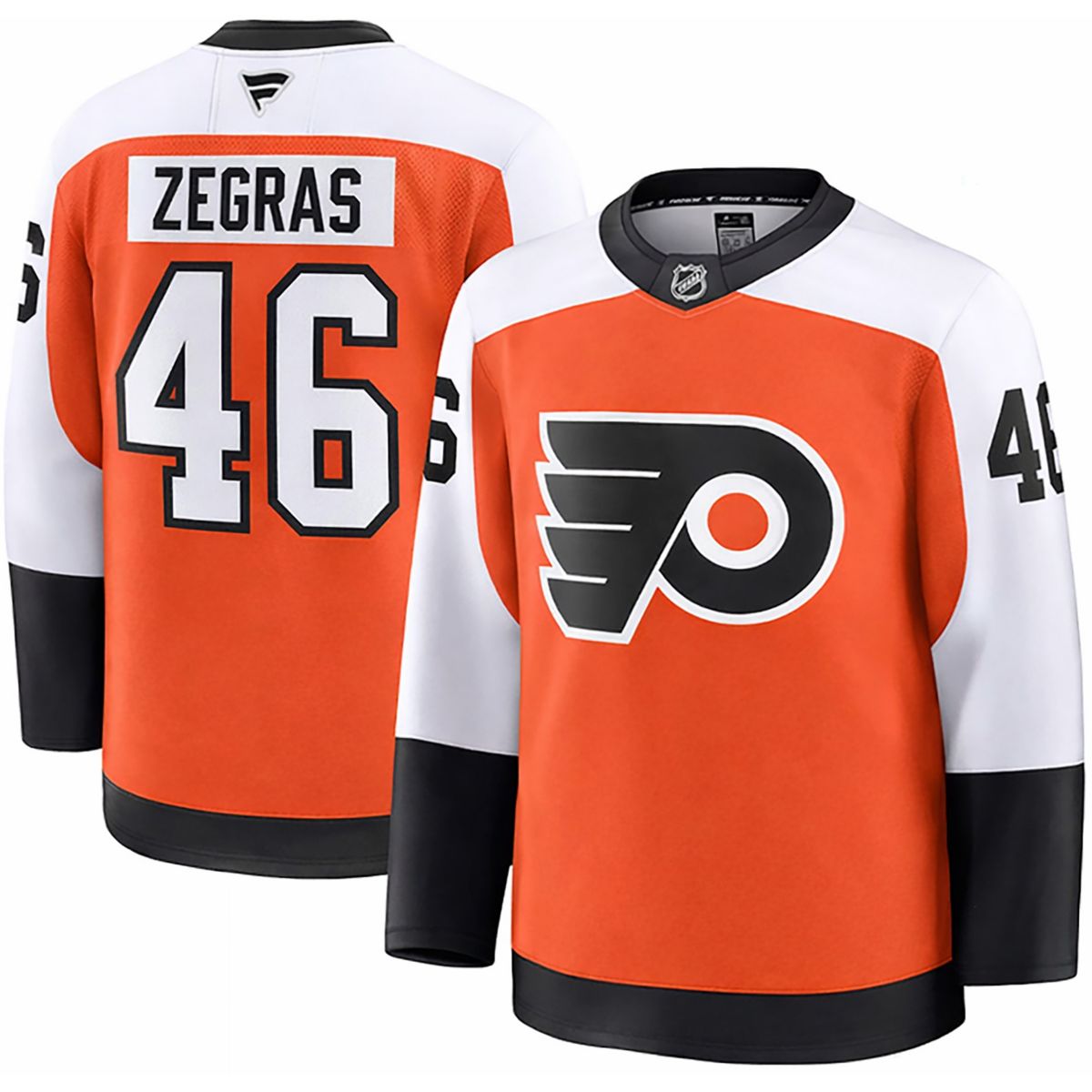 39-23KUBIN オレンジ フェルトトレイ 9点セット NHL Men's Philadelphia Flyers Matvei Michkov #39 Orange Premium