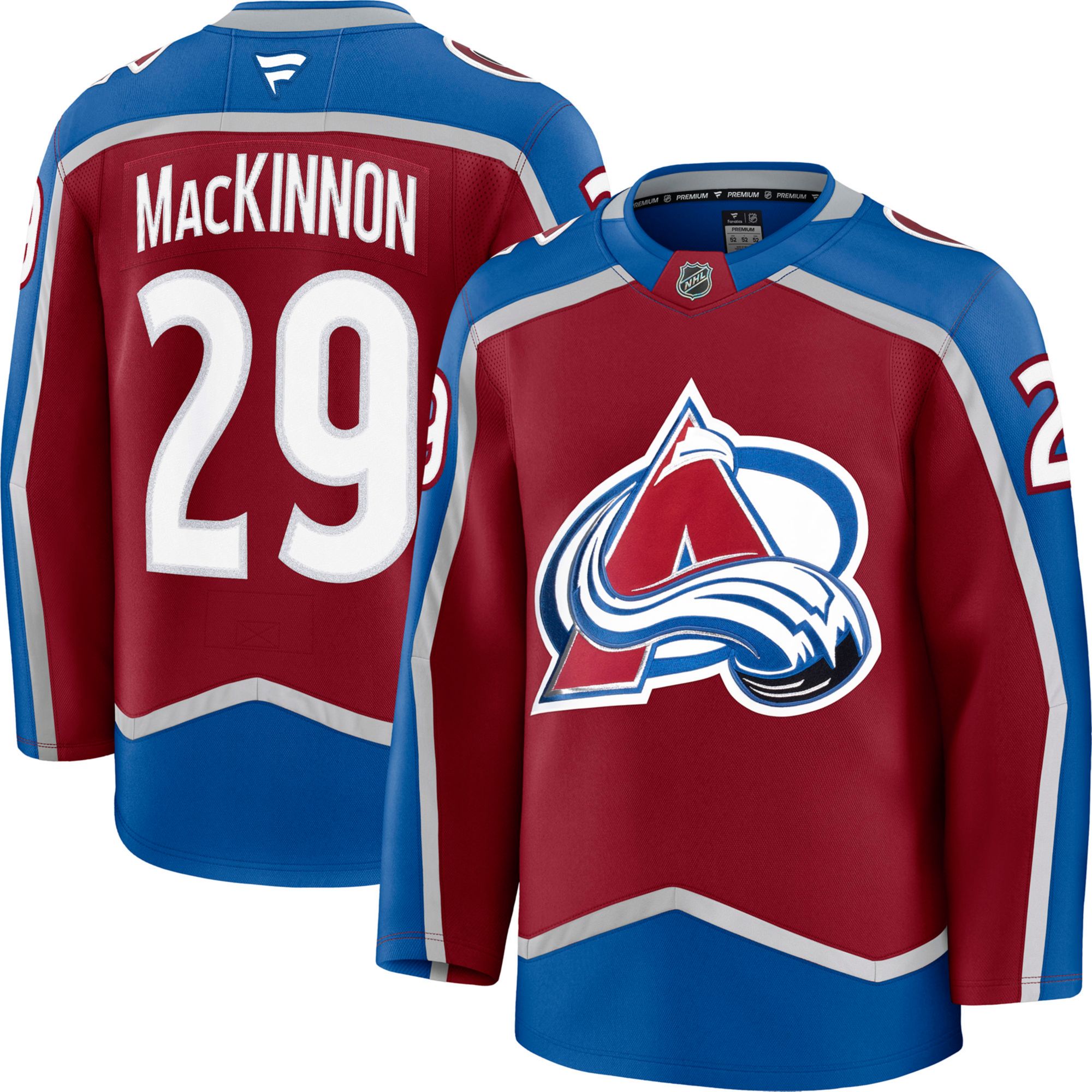 Fanatics Men's Colorado Avalanche Maroon Nathan MacKinnon #29 Premium Authentic Home Jersey