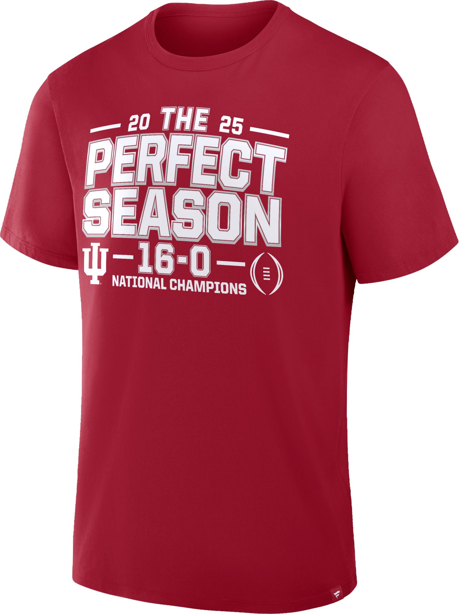 NCAA Adult Indiana Hoosiers Undefeated 2025-26 CFP National Champions T-Shirt