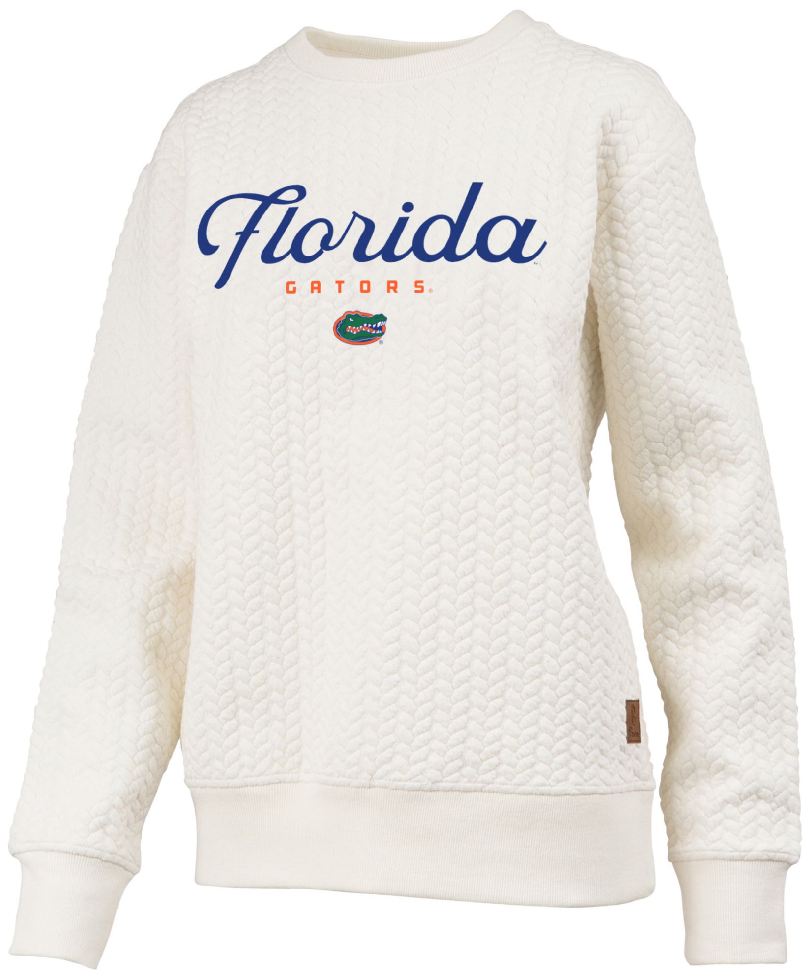 Pressbox Women's Florida Gators Textured Crewneck Sweatshirt