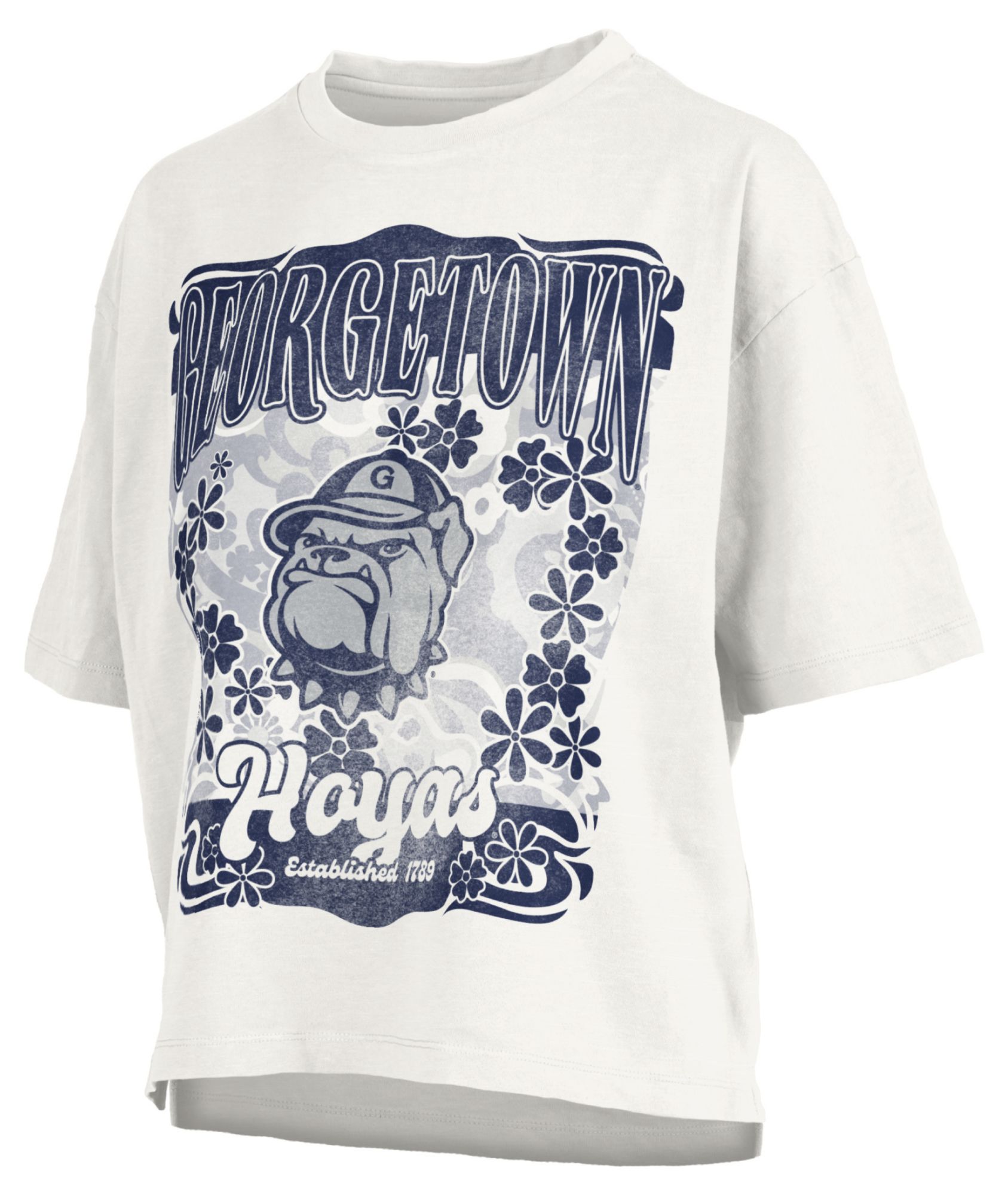 Pressbox Women's Georgetown Hoyas White Marley T-Shirt