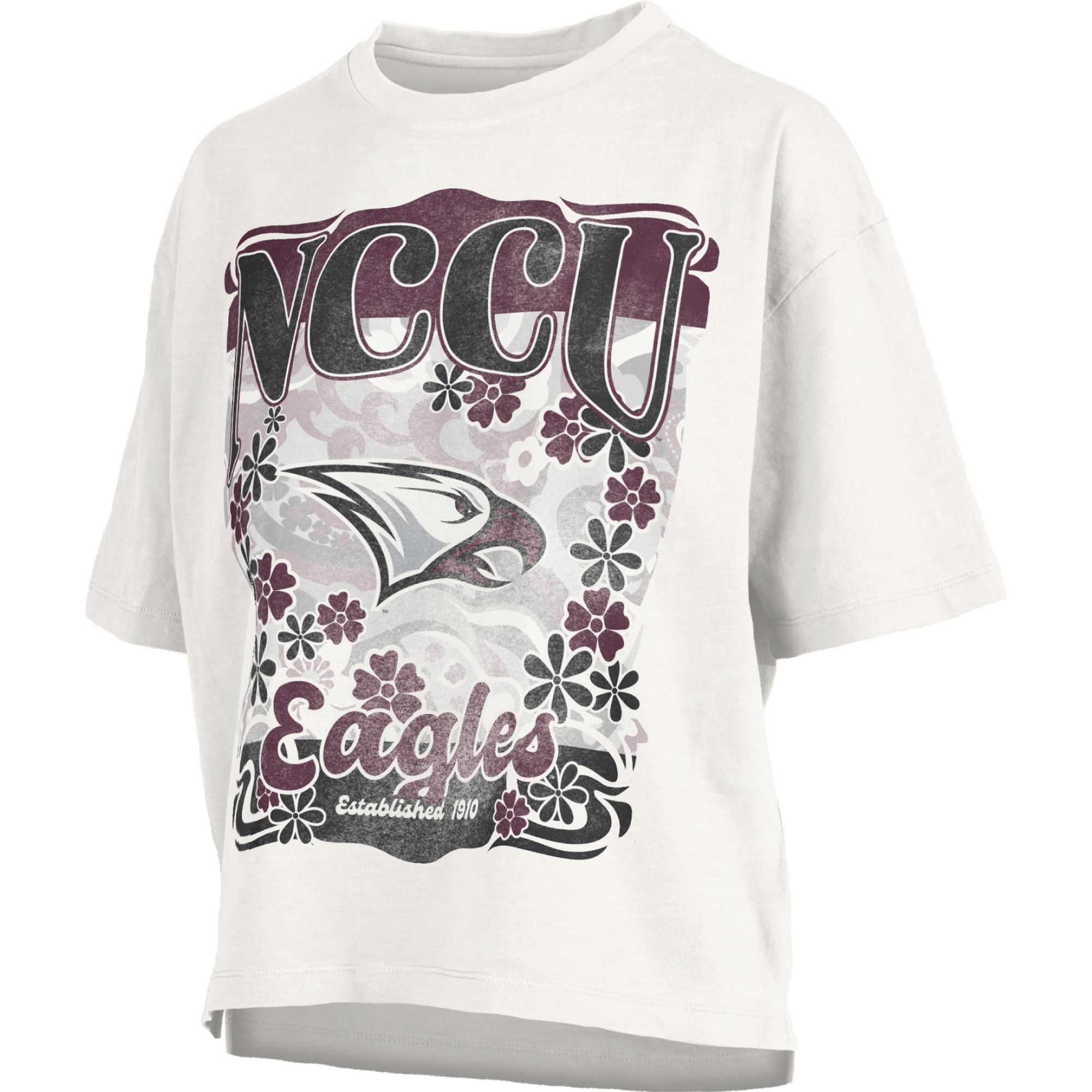 Pressbox Women's North Carolina Central Eagles White Marley T-Shirt