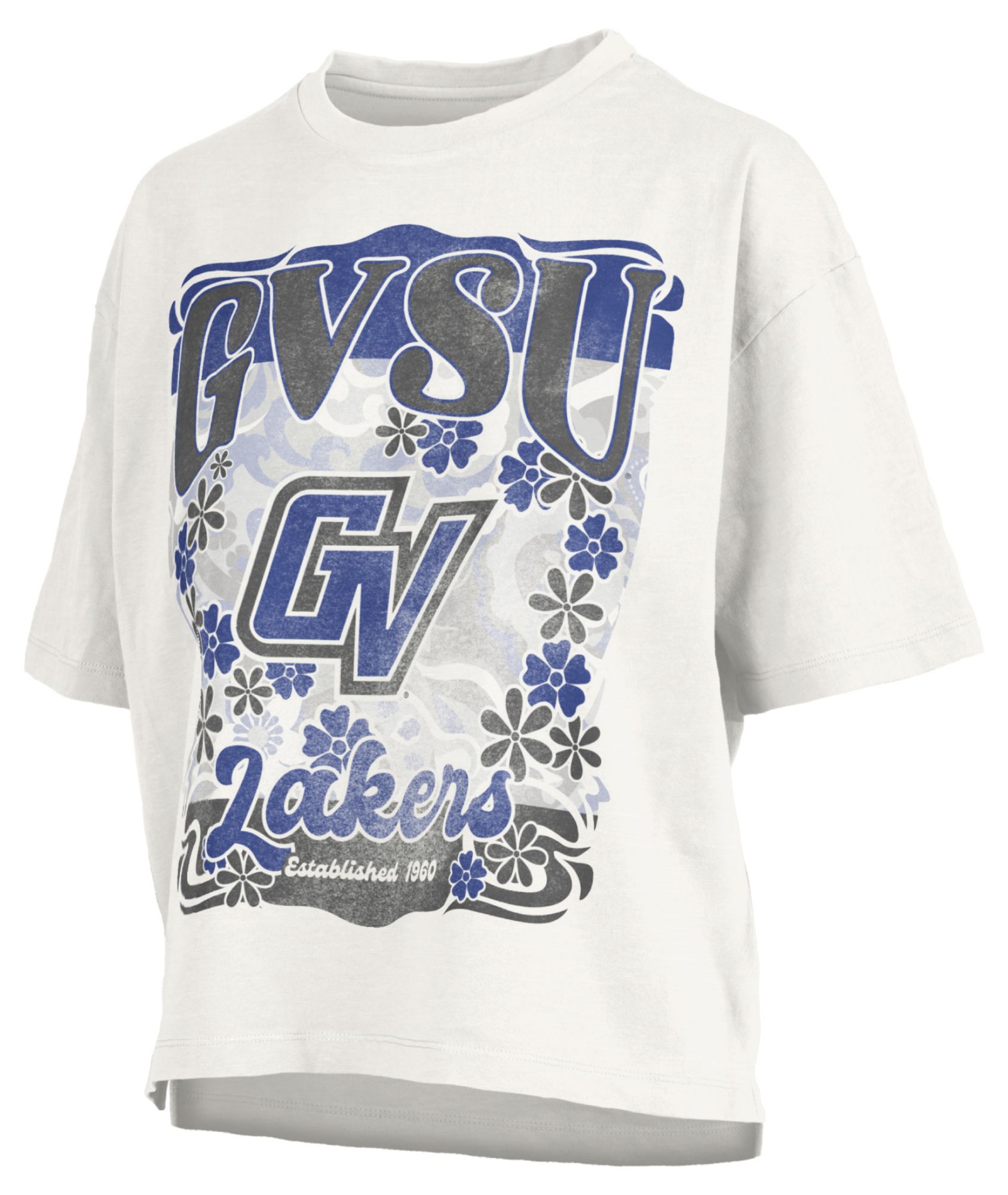 Pressbox Women's Grand Valley State Lakers White Marley T-Shirt