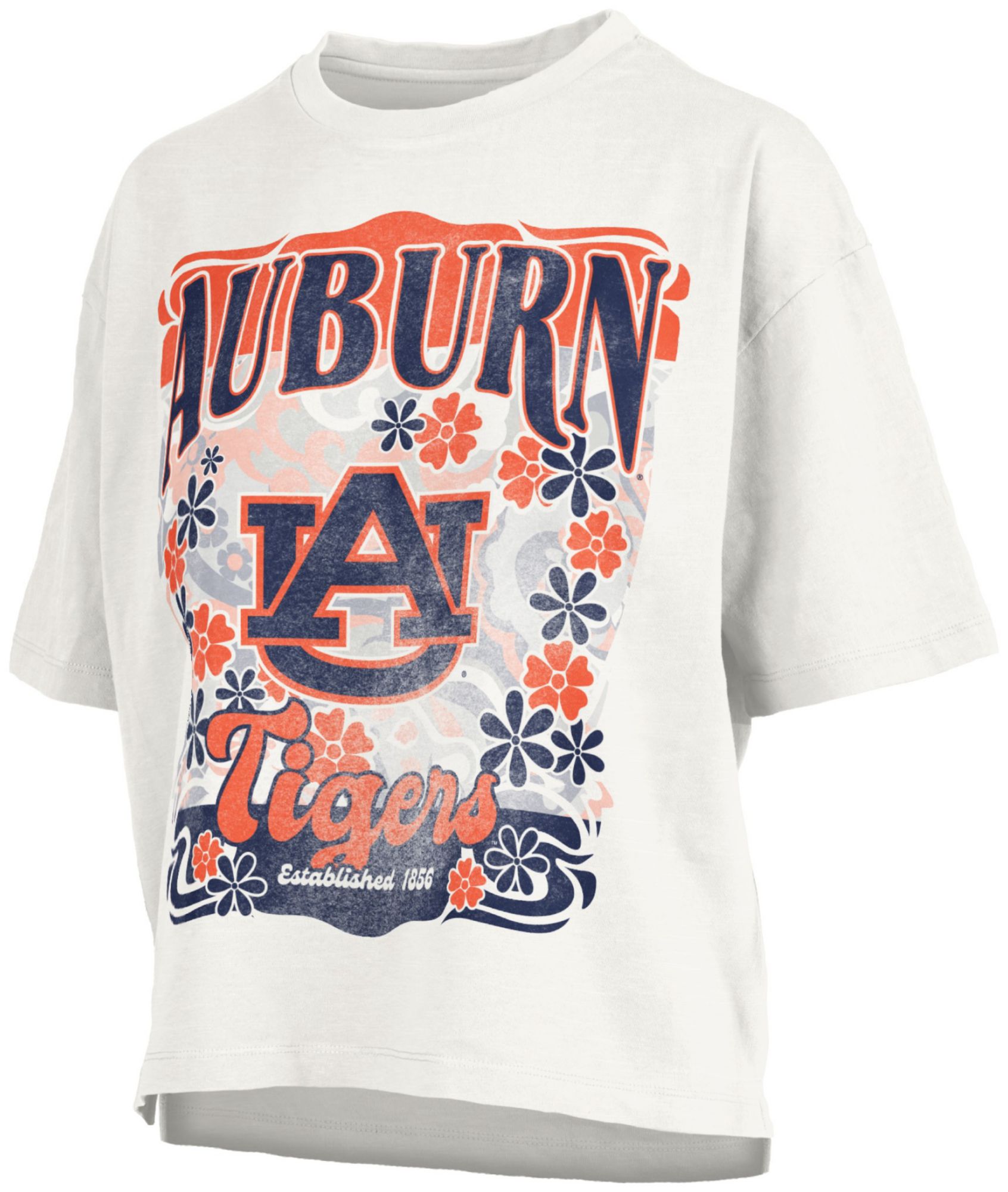 Pressbox Women's Auburn Tigers White Marley T-Shirt