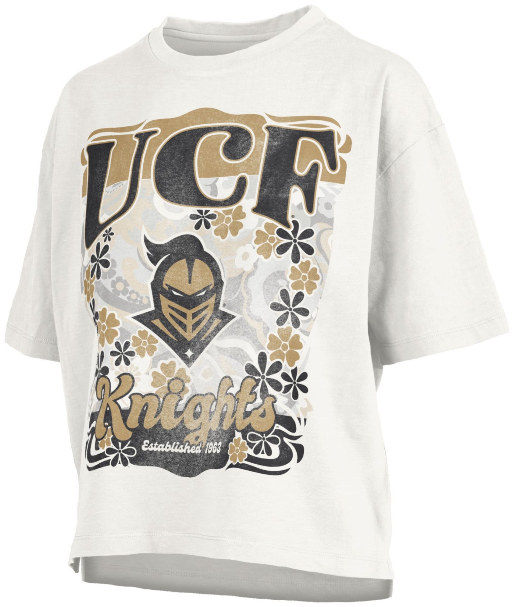 Pressbox Women's UCF Knights White Marley T-Shirt