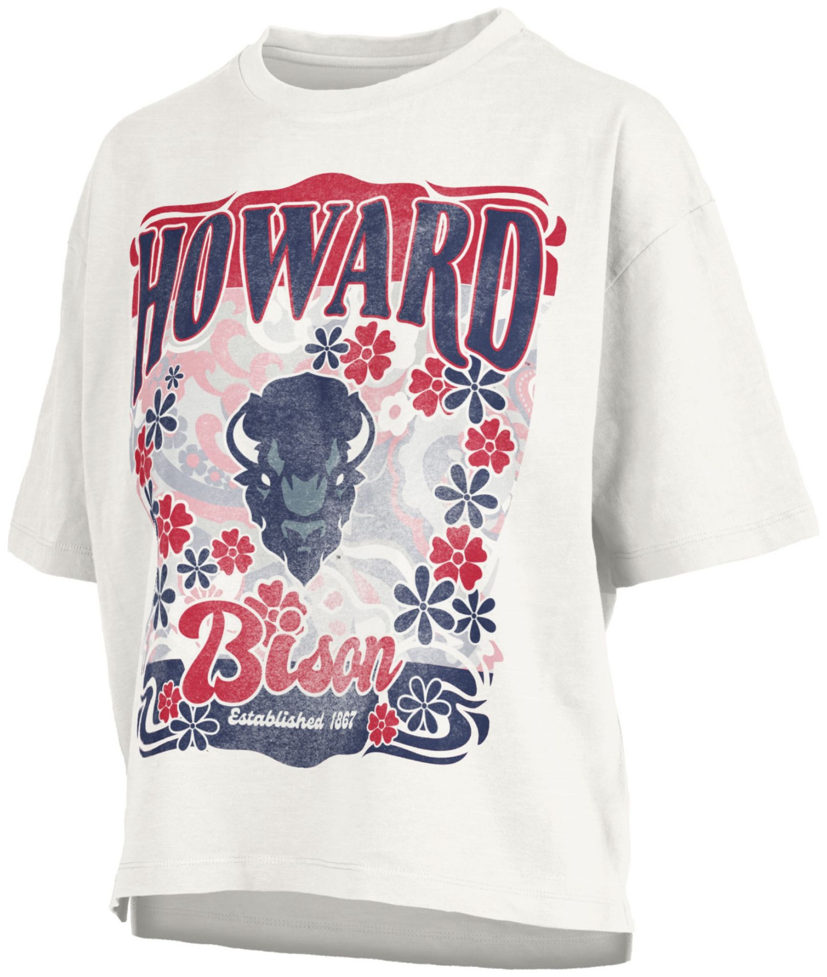 Pressbox Women's Howard Bison White Marley T-Shirt