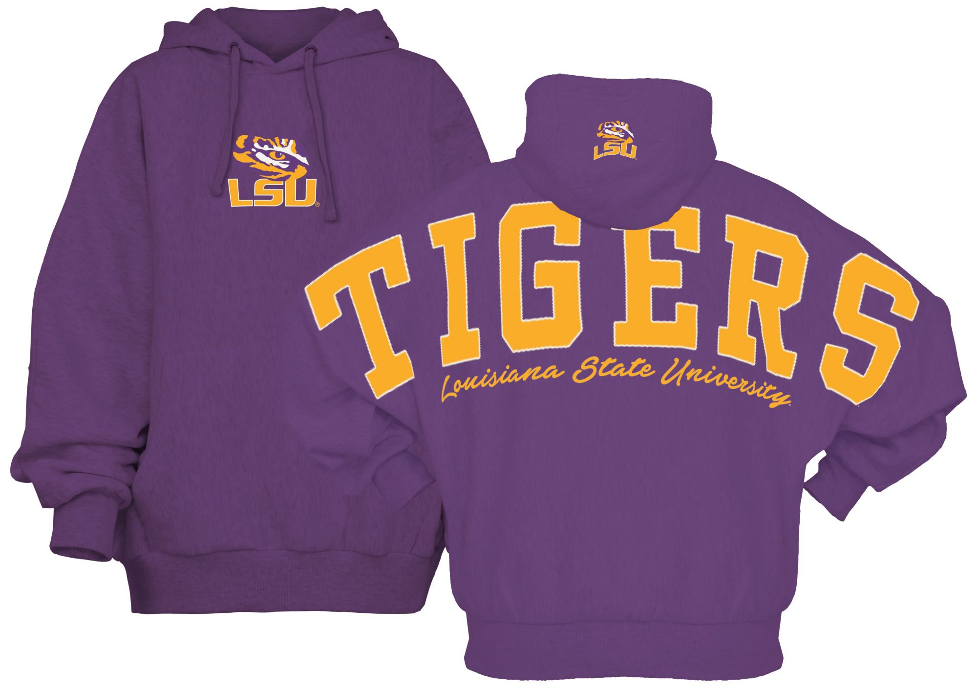 Pressbox Women's LSU Tigers Purple Belvedere Hoodie