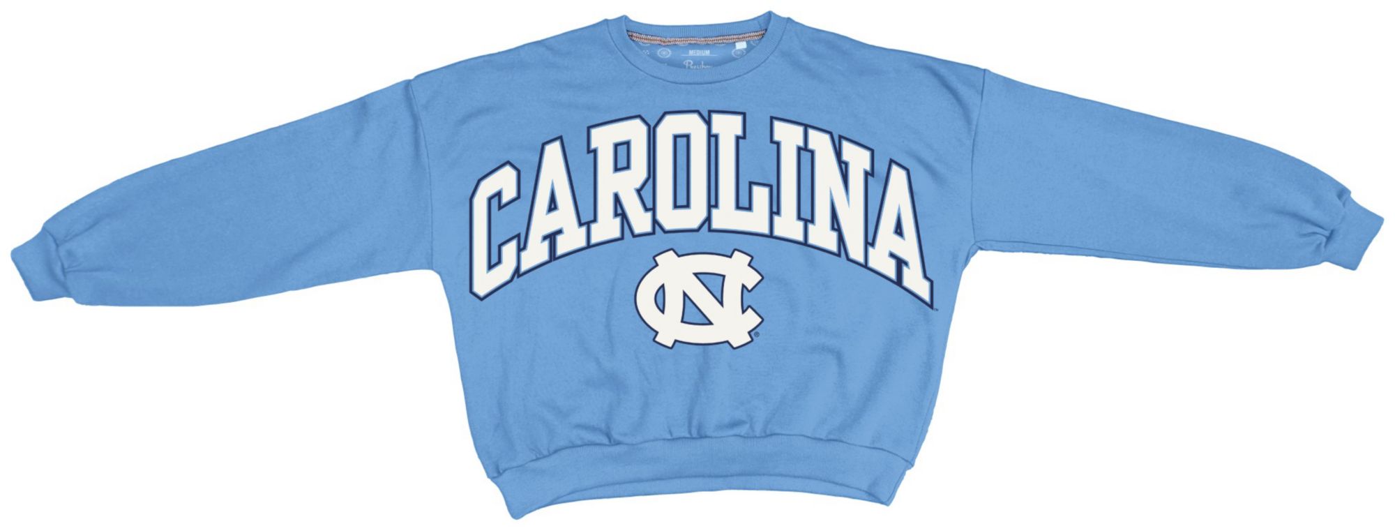 Pressbox Women's North Carolina Tar Heels Light Blue Janise Crewneck Sweatshirt