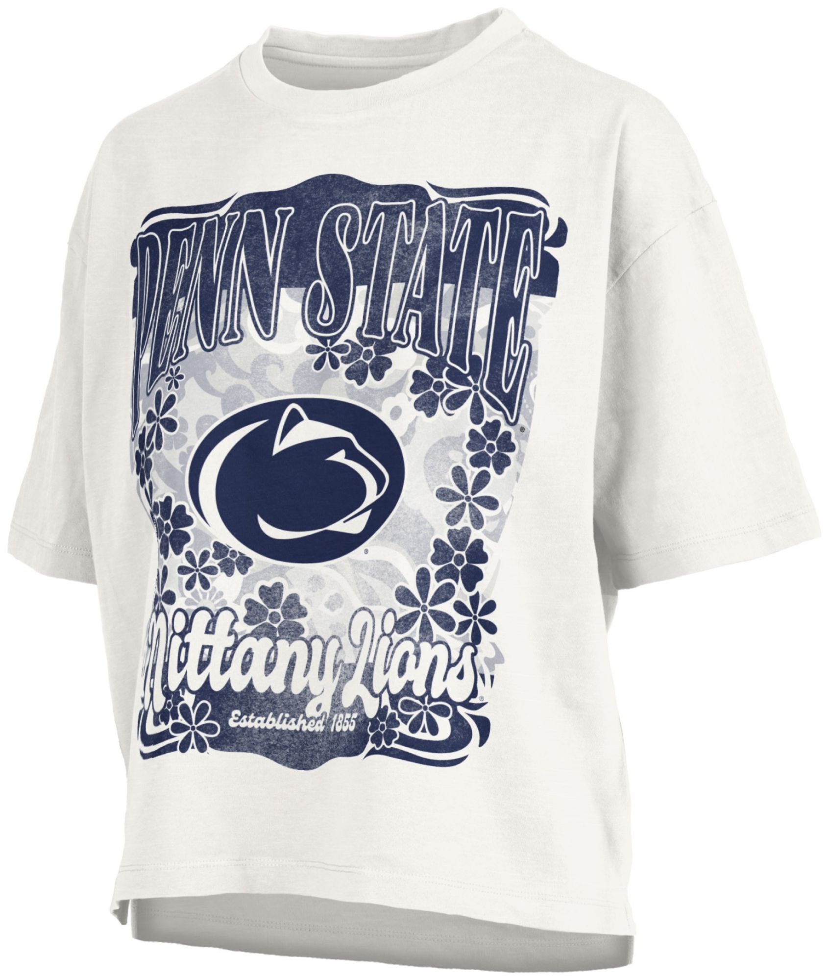 Pressbox Women's Penn State Nittany Lions White Marley T-Shirt