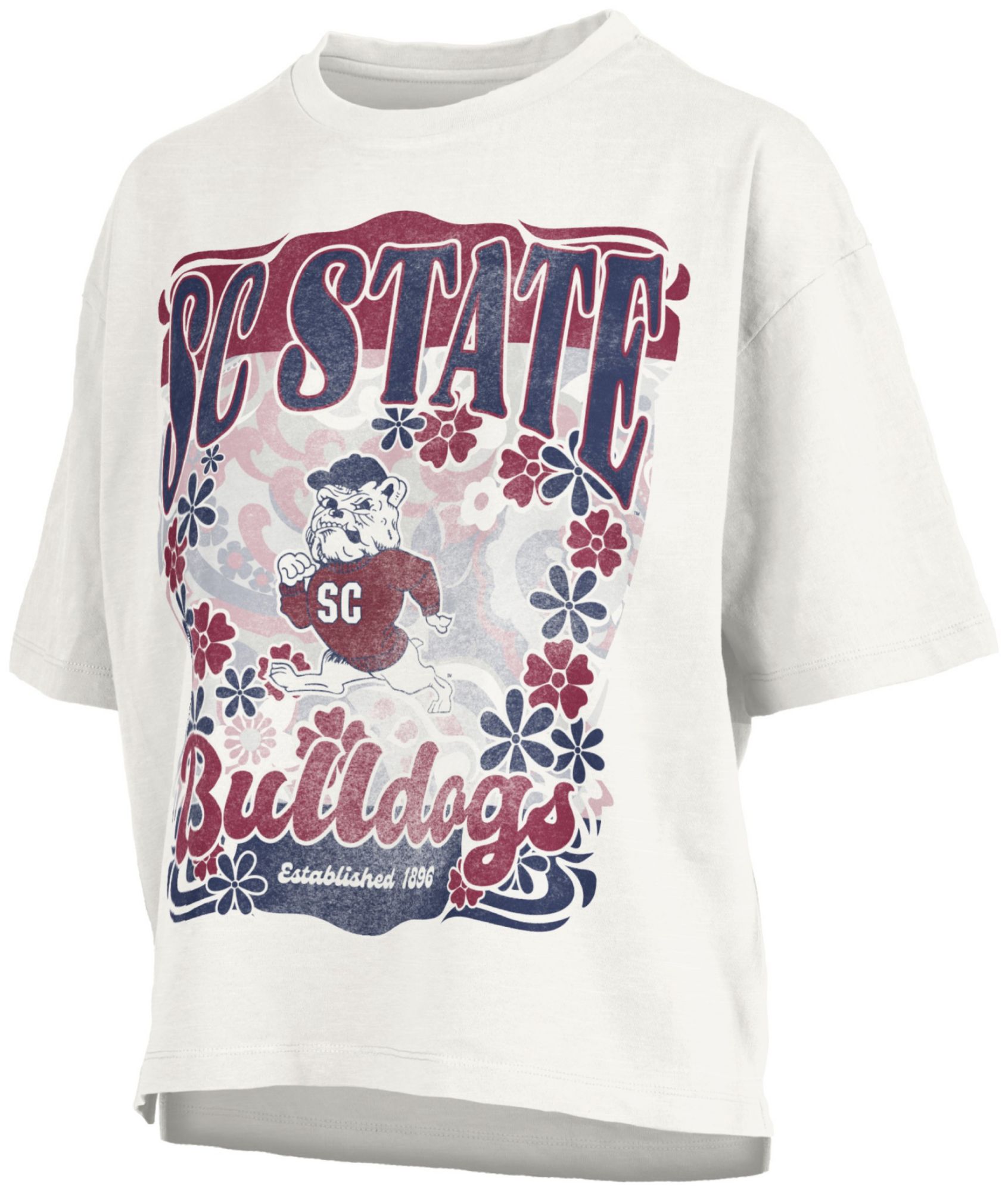 Pressbox Women's South Carolina State Bulldogs White Marley T-Shirt