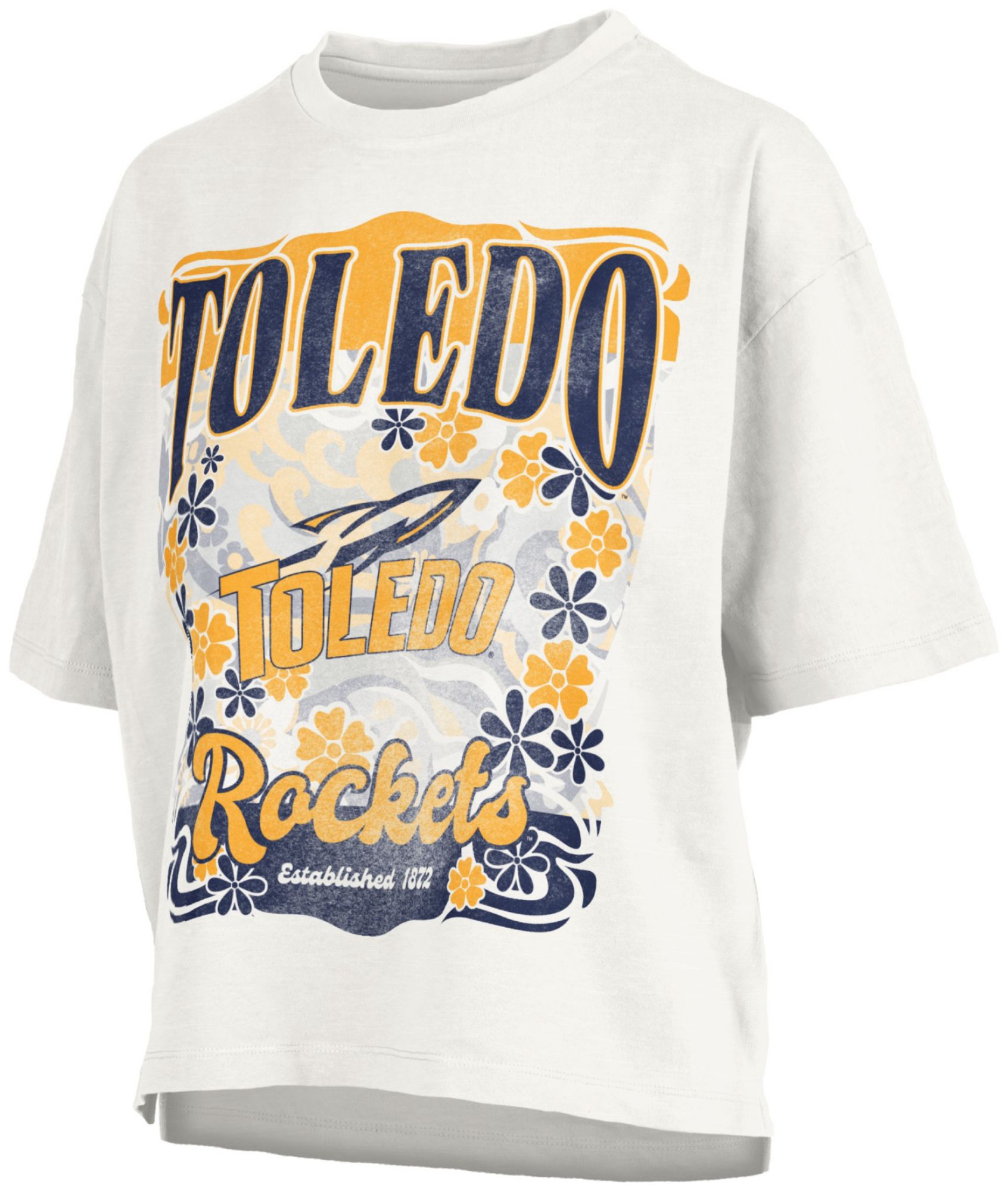 Pressbox Women's Toledo Rockets White Marley T-Shirt