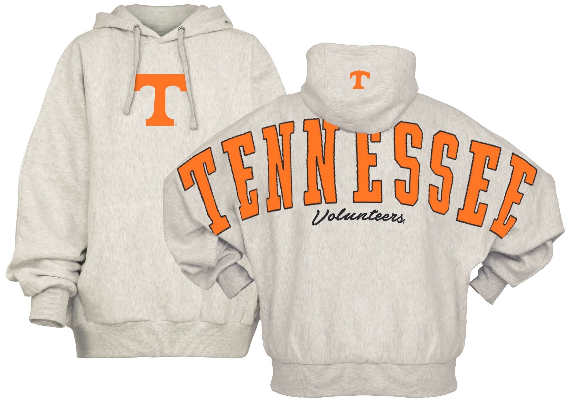 Pressbox Women's Tennessee Volunteers Grey Belvedere Hoodie