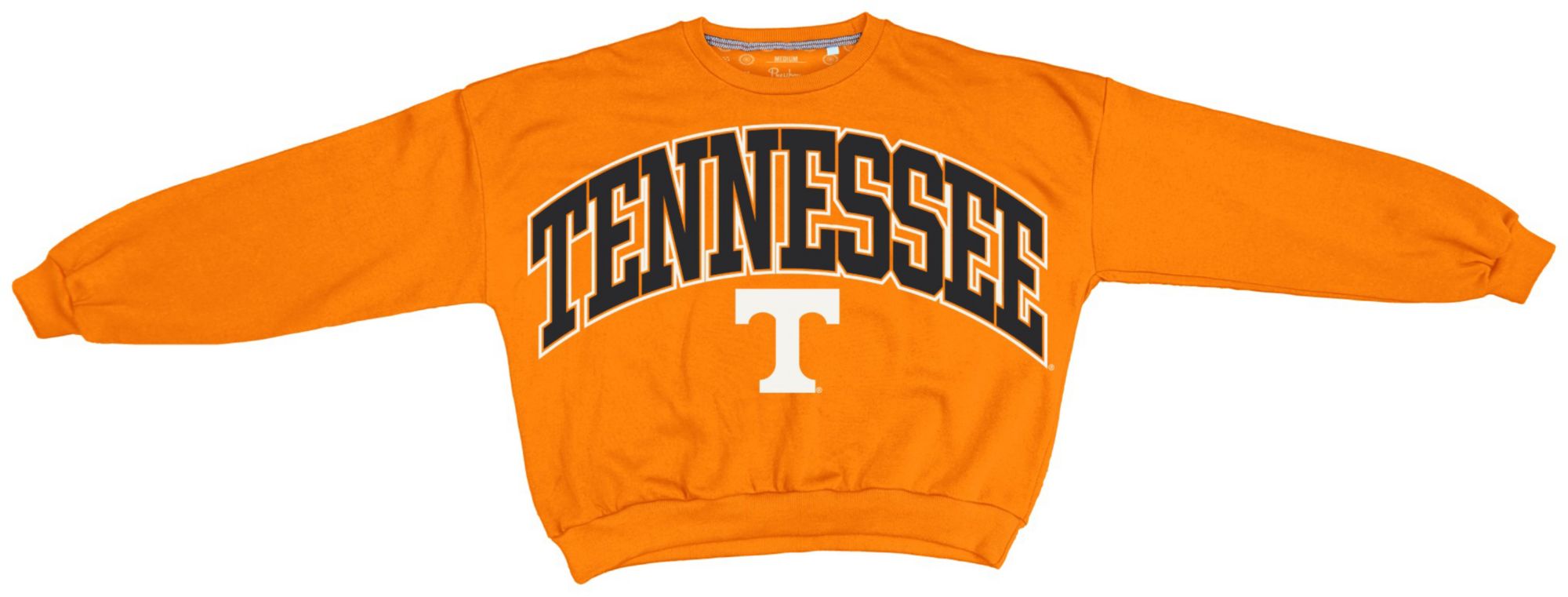 Pressbox Women's Tennessee Volunteers Orange Janise Crewneck Sweatshirt