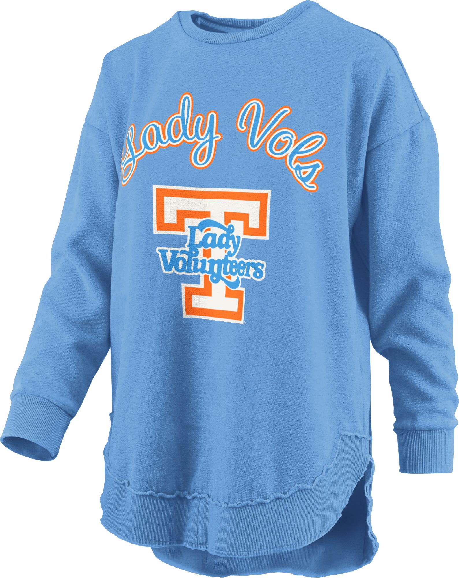 Pressbox Women's Tennessee Lady Vols Light Blue Crew Sweatshirt