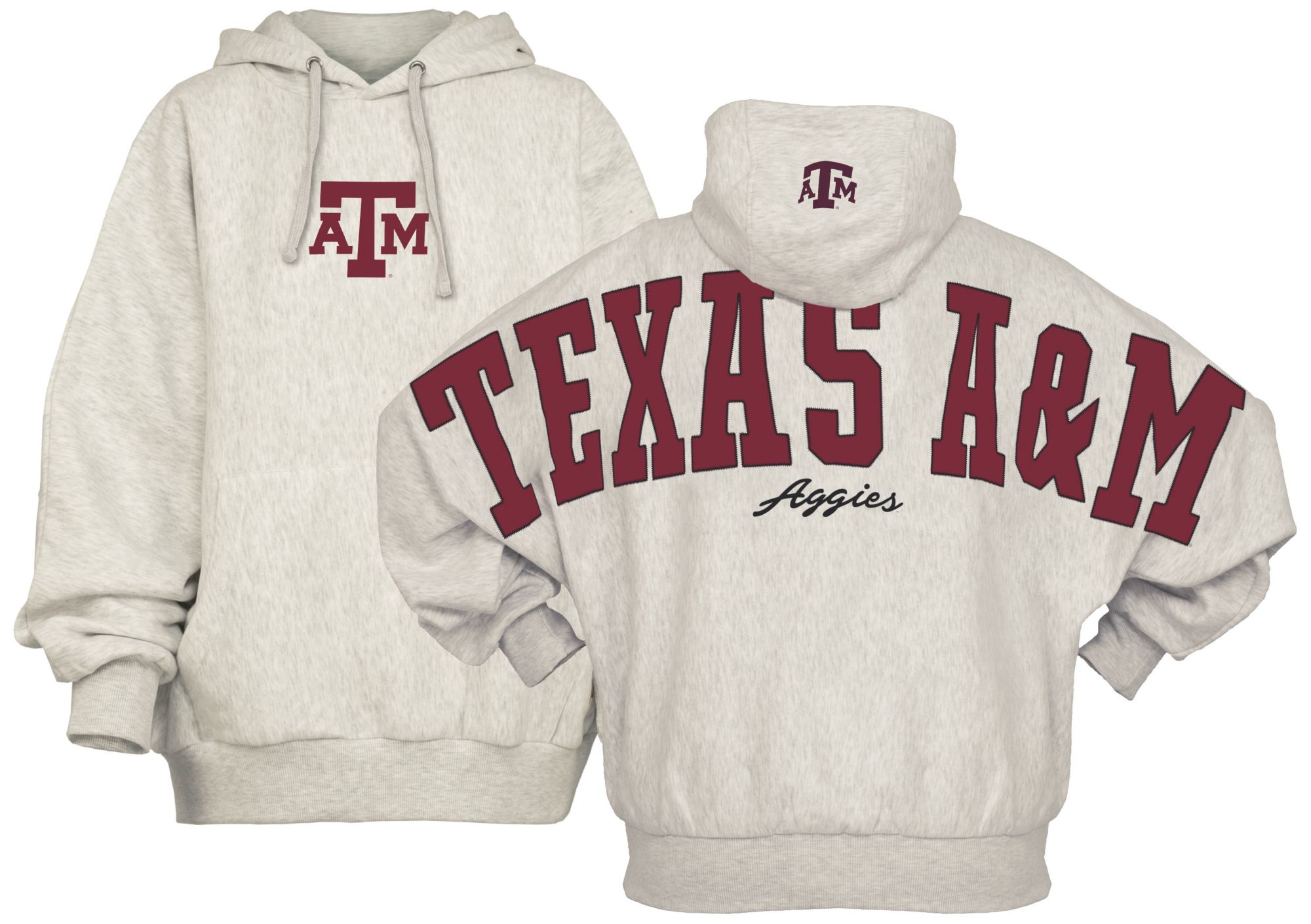 Pressbox Women's Texas A&amp;M Aggies Grey Belvedere Hoodie