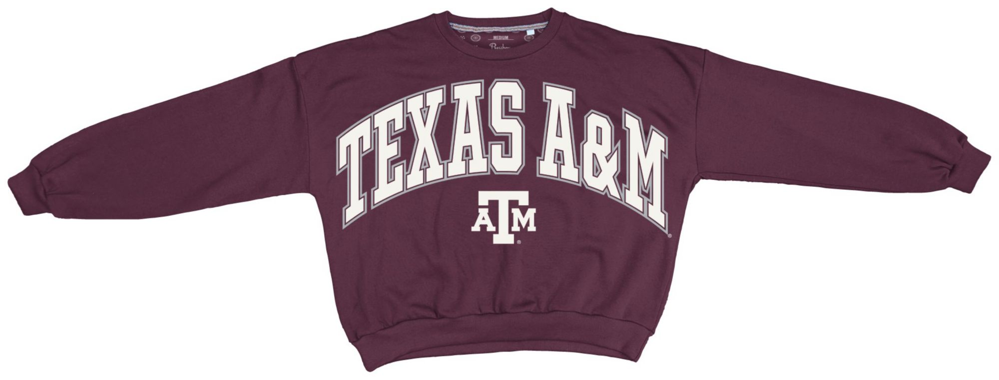 Pressbox Women's Texas A&amp;M Aggies Maroon Janise Crewneck Sweatshirt