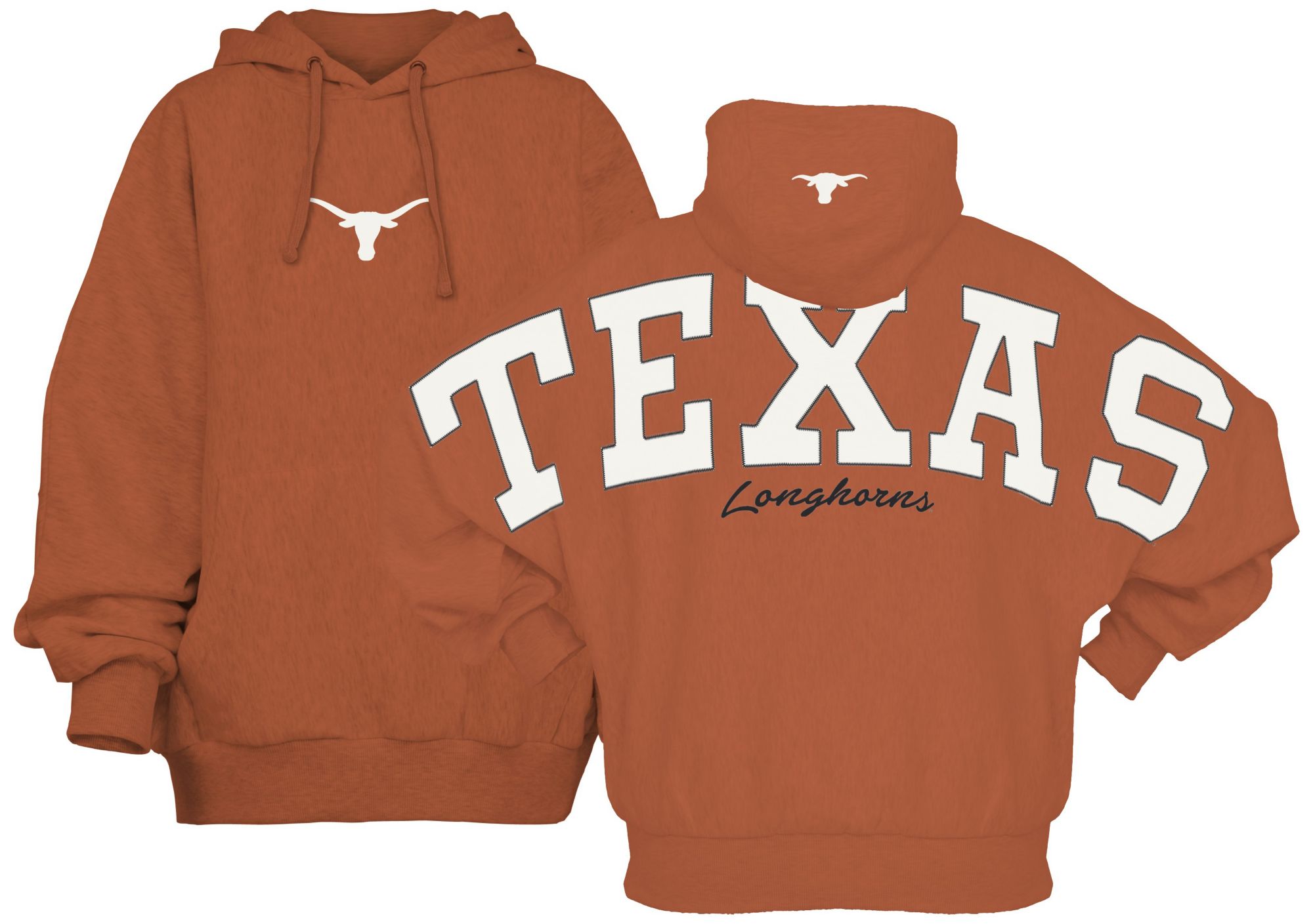 Pressbox Women's Texas Longhorns Orange Belvedere Hoodie