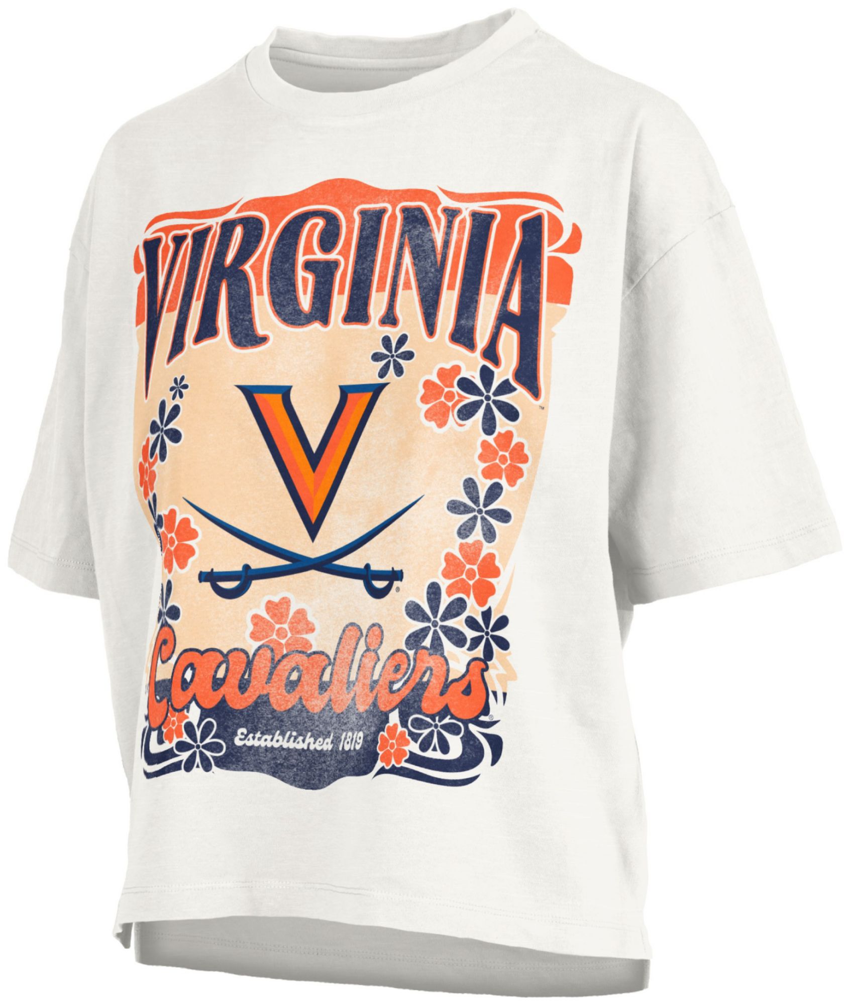 Pressbox Women's Virginia Cavaliers White Marley T-Shirt
