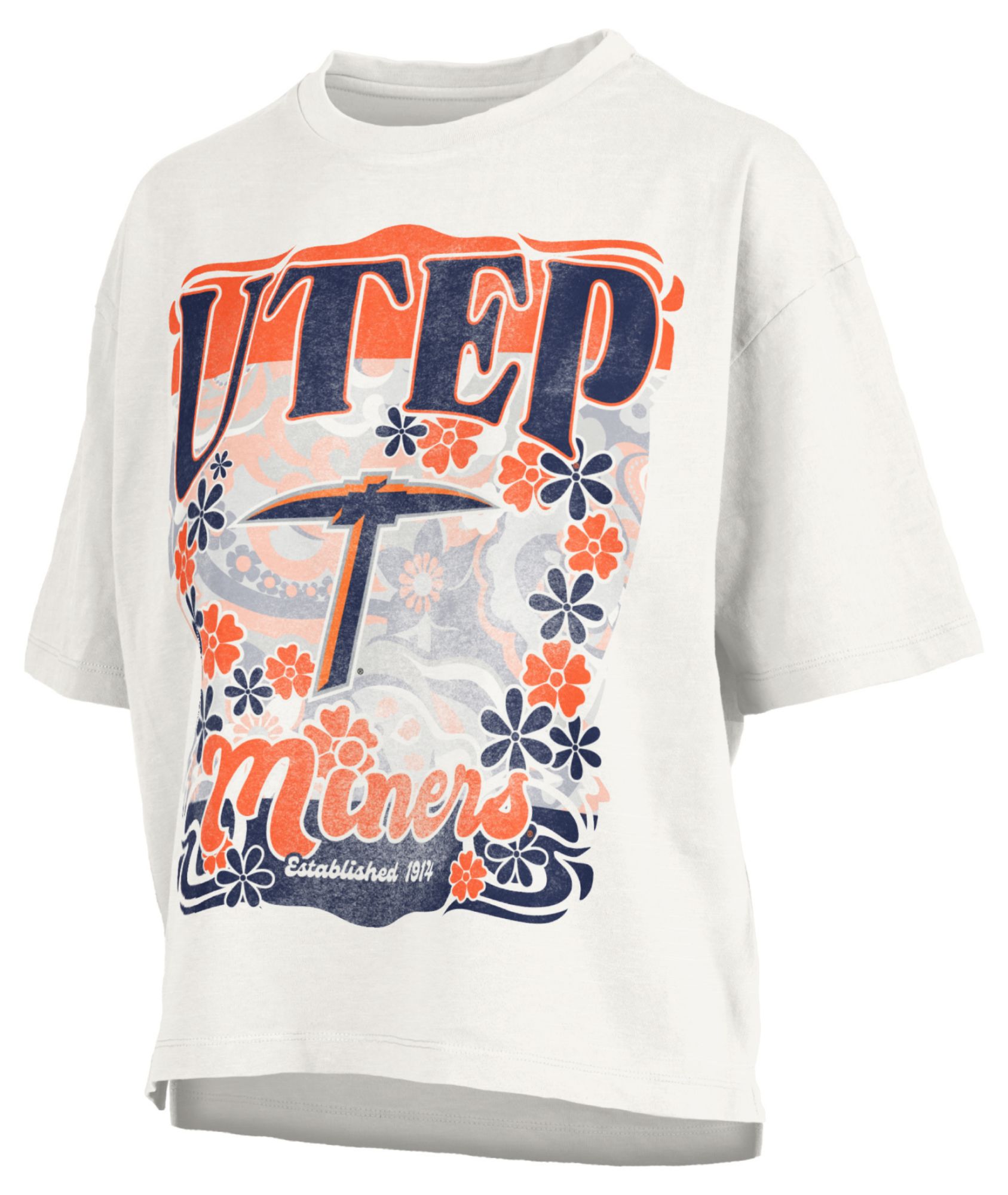 Pressbox Women's UTEP Miners White Marley T-Shirt