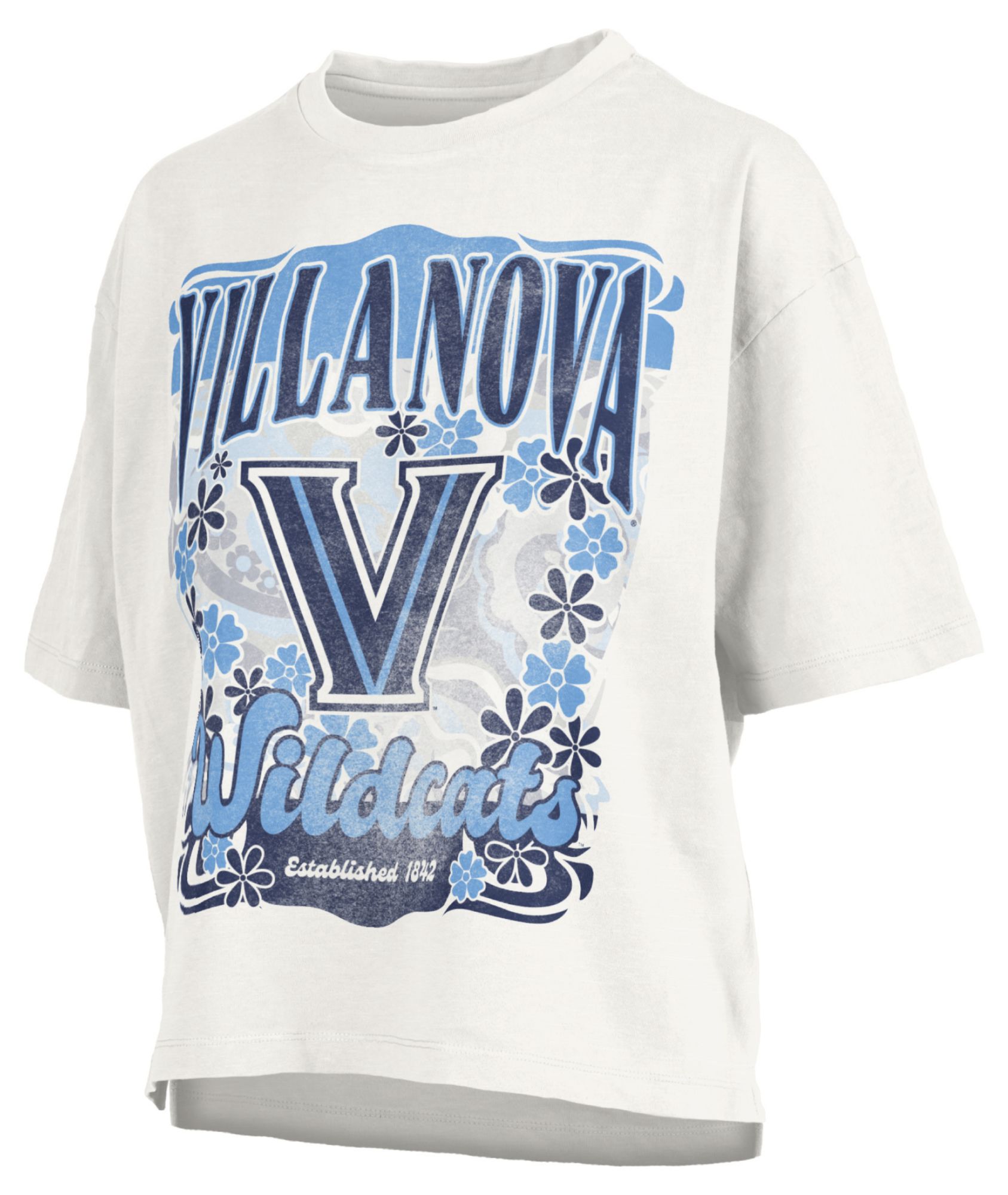 Pressbox Women's Villanova Wildcats White Marley T-Shirt