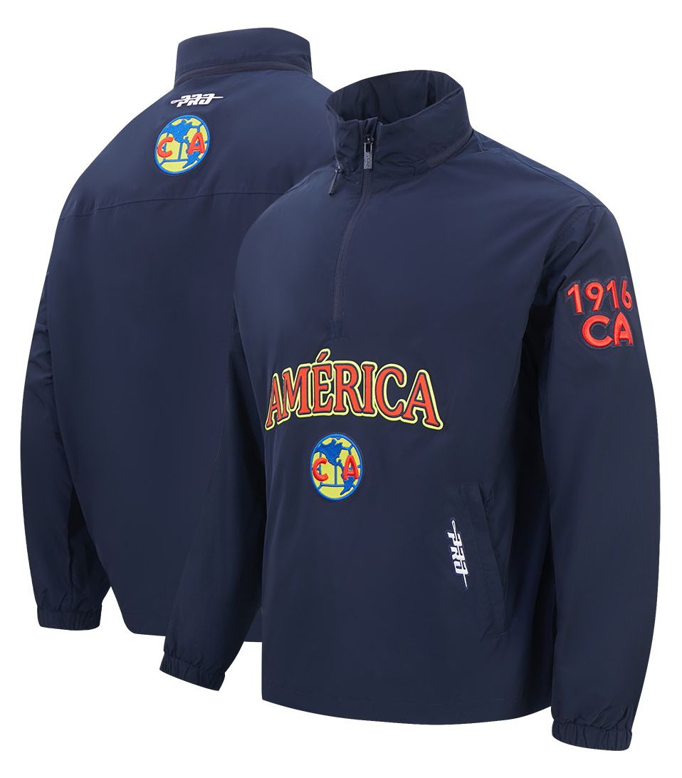 Pro Standard Adult Club America Navy Twill 1/4 Zip Jacket
