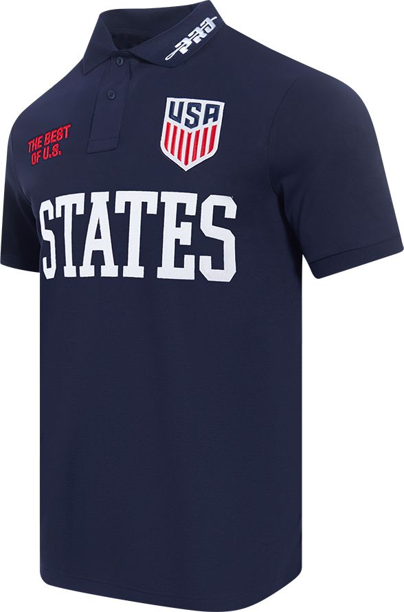 Pro Standard Adult USMNT Navy Chenille Polo