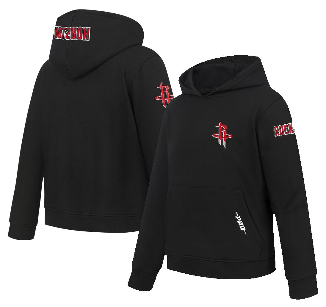 Pro Standard Boys' Houston Rockets Black Fleece Pullover Hoodie