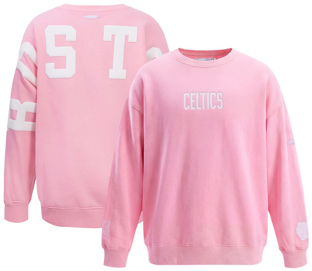 Pro Standard Girls' Boston Celtics Wingspan Fleece Crewneck Sweatshirt